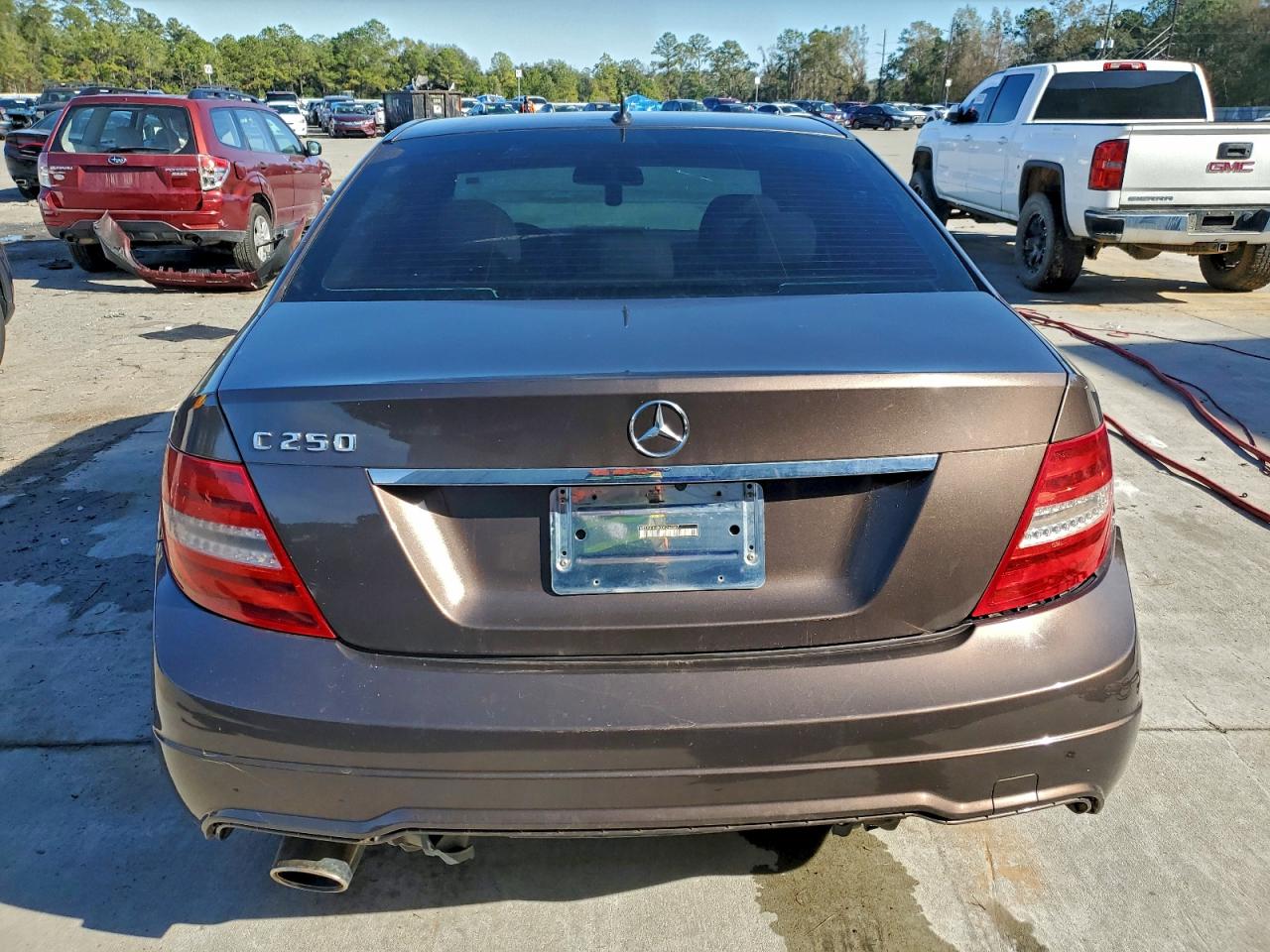 2013 Mercedes-benz C 250 Brown vin: WDDGF4HB0DR264367