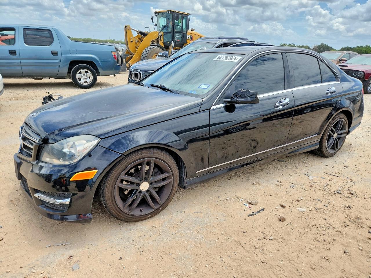 2014 Mercedes-benz C 250 Черный vin: WDDGF4HB0EA937920
