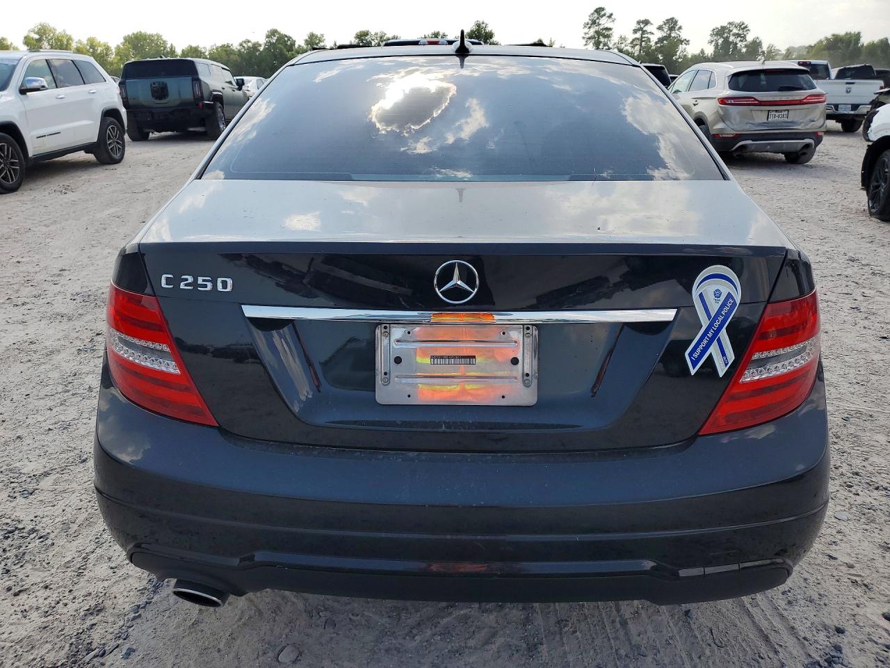 2014 Mercedes-benz C 250 Black vin: WDDGF4HB0EA954653