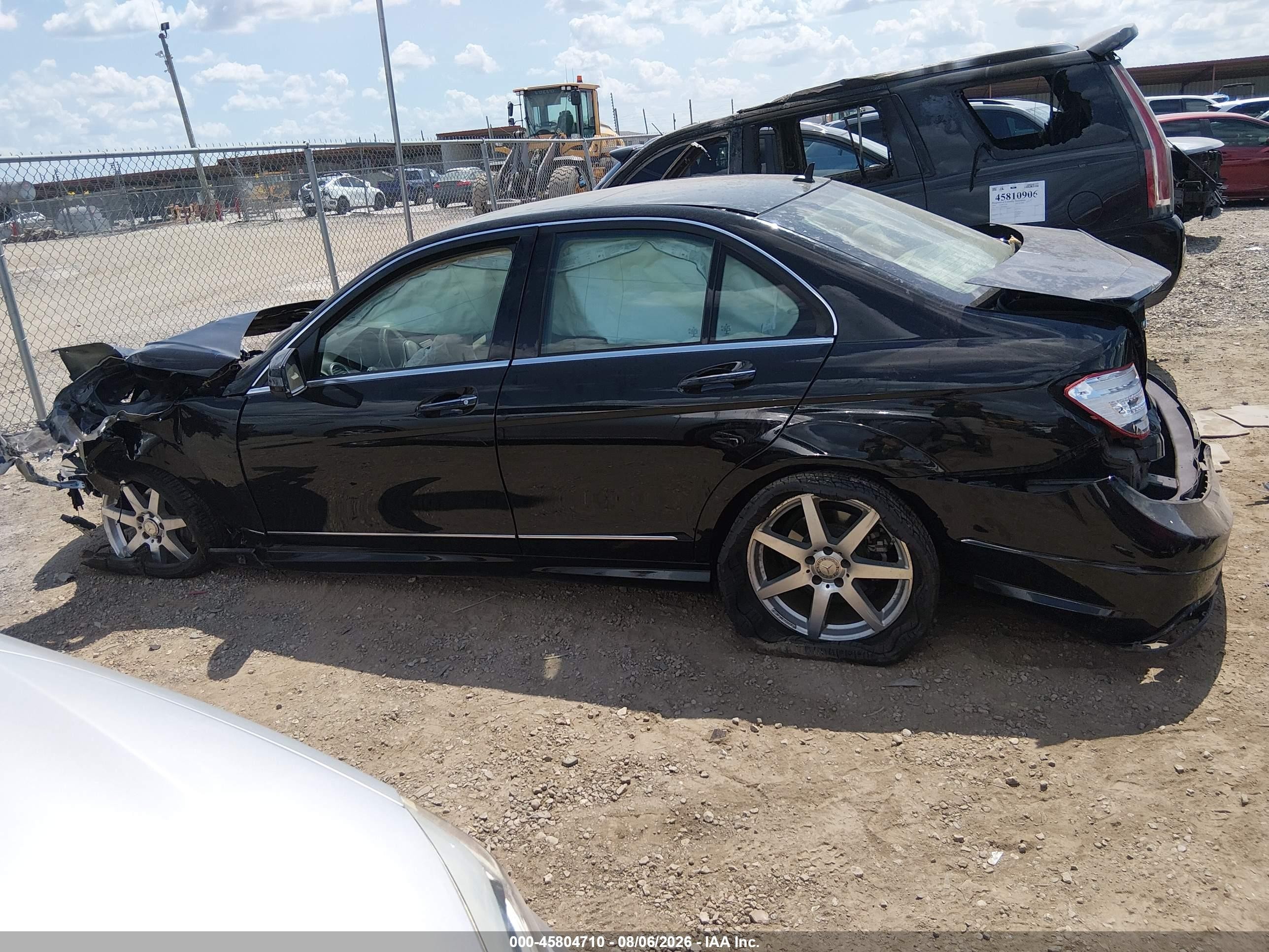 2014 Mercedes-benz C 250 Sport Black vin: WDDGF4HB0EA955480