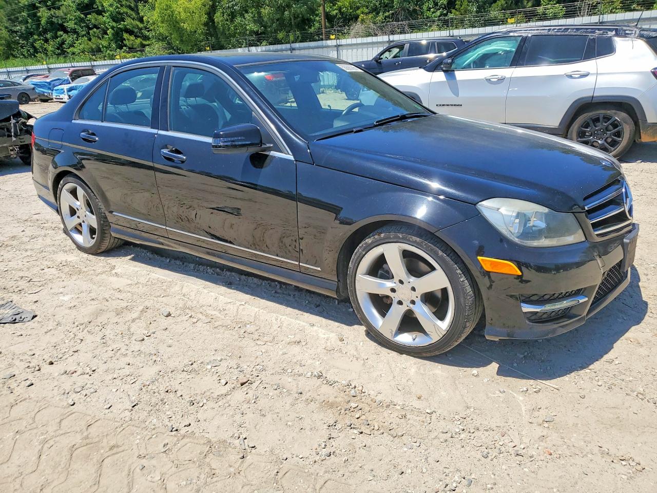 2014 Mercedes-benz C 250 Black vin: WDDGF4HB0EA964213