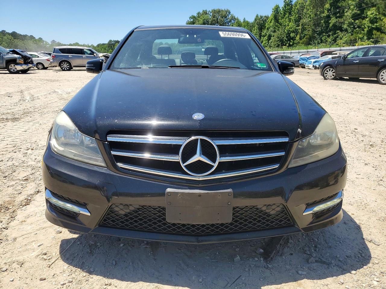 2014 Mercedes-benz C 250 Black vin: WDDGF4HB0EA964213