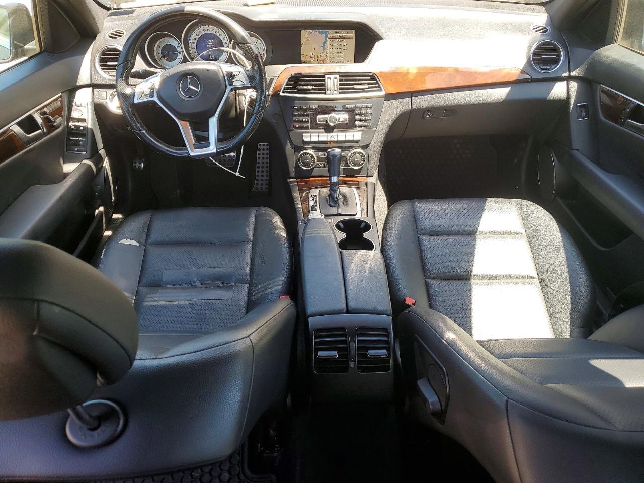 2014 Mercedes-benz C 250 Black vin: WDDGF4HB0EA964213