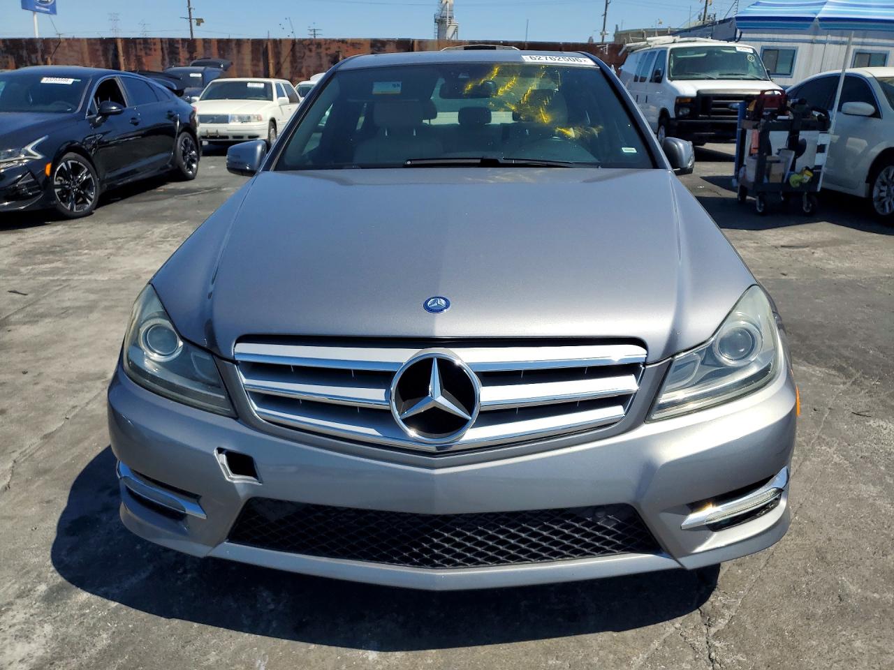 2014 Mercedes-benz C 250 Silver vin: WDDGF4HB0EA965961