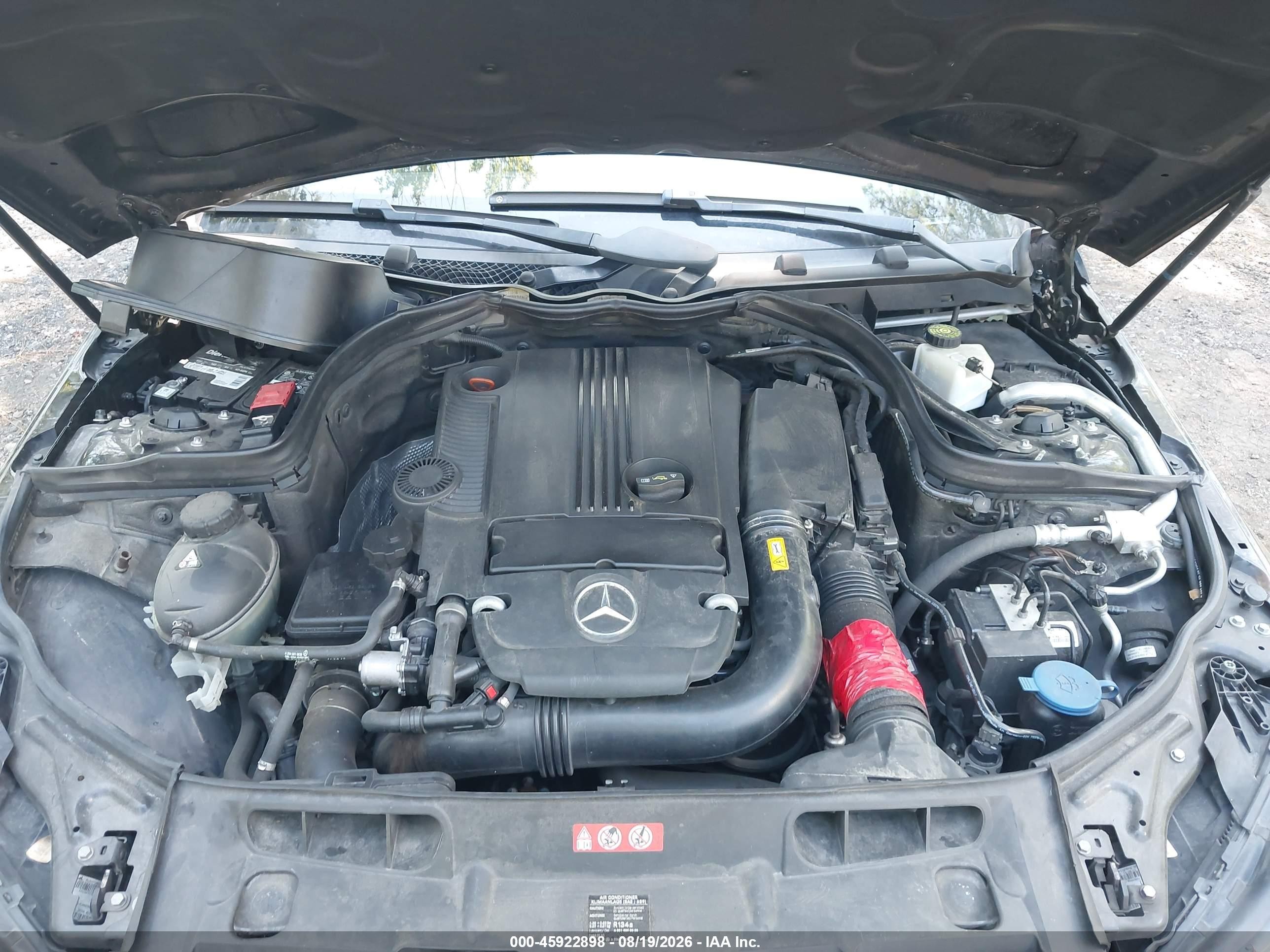 2014 Mercedes-benz C 250 Sport Black vin: WDDGF4HB0EG201749
