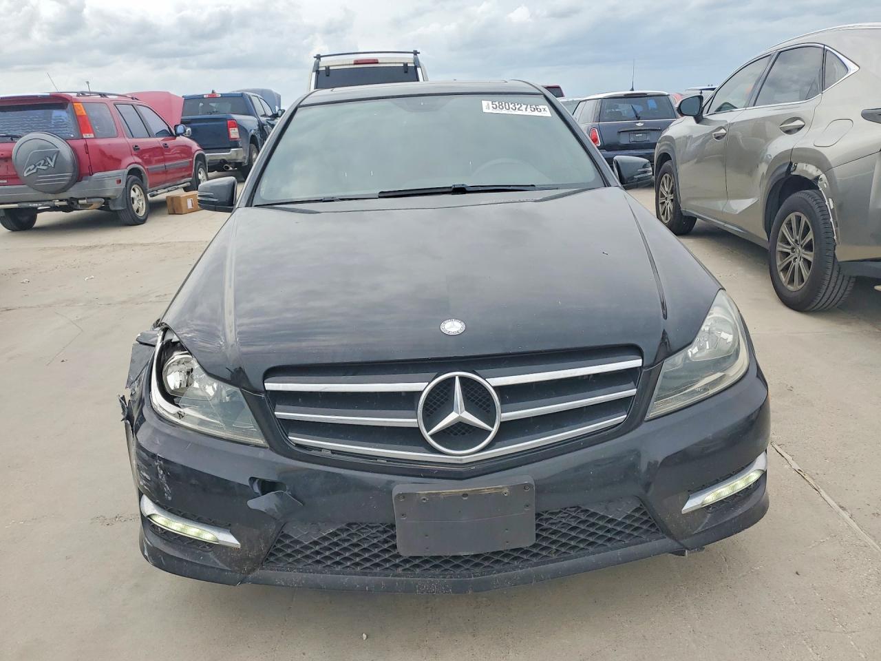 2014 Mercedes-benz C 250 Black vin: WDDGF4HB0ER305159