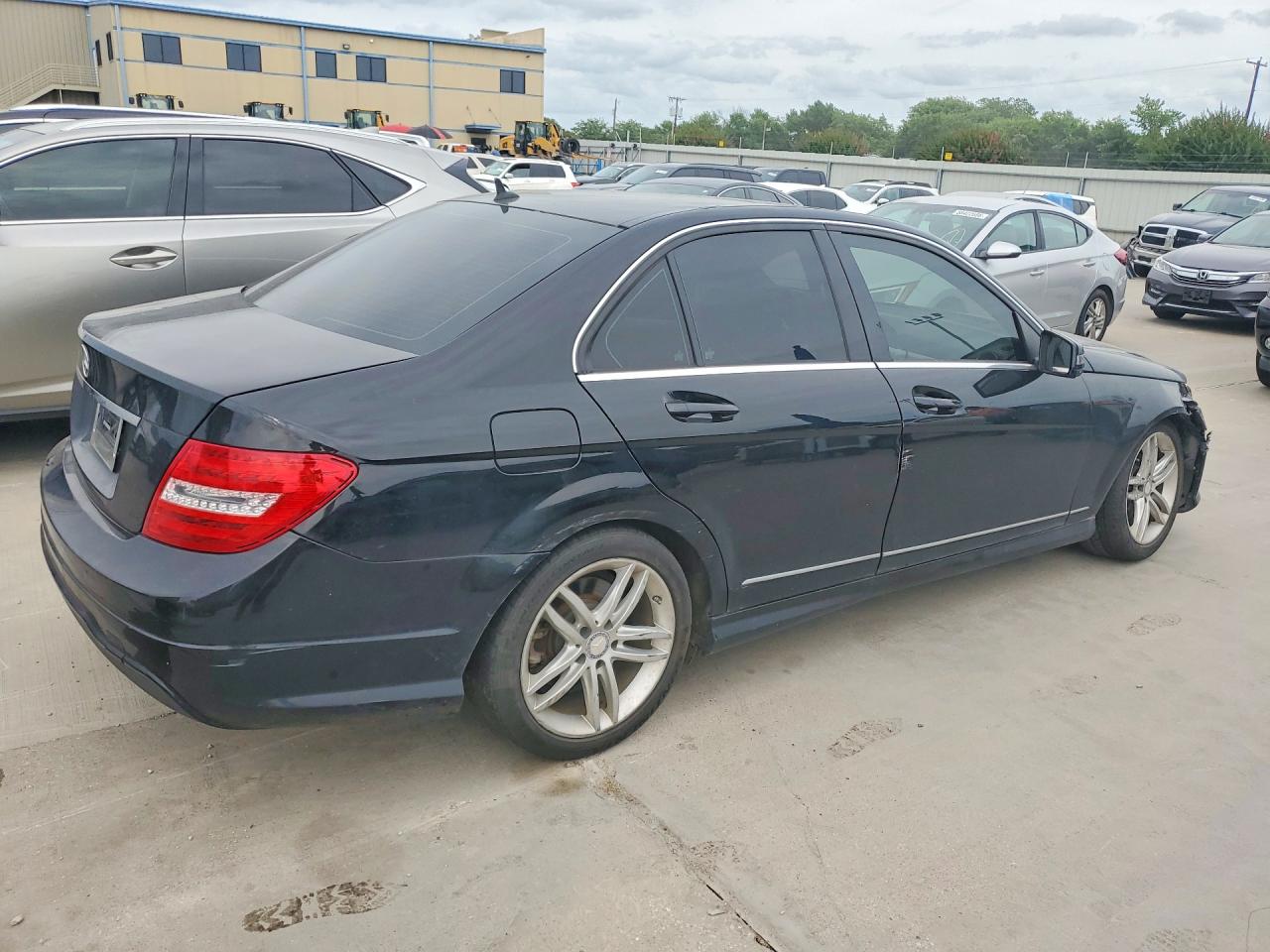 2014 Mercedes-benz C 250 Black vin: WDDGF4HB0ER305159