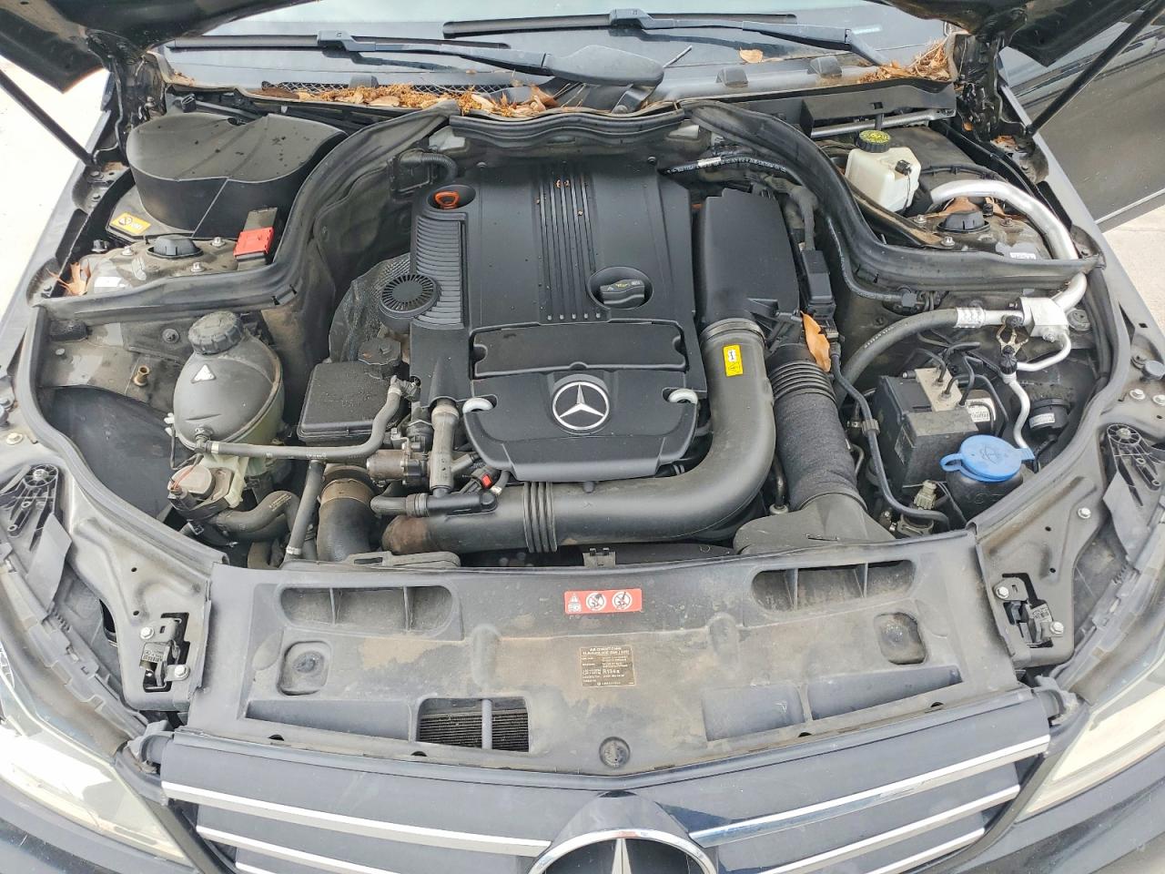 2014 Mercedes-benz C 250 Black vin: WDDGF4HB0ER305159
