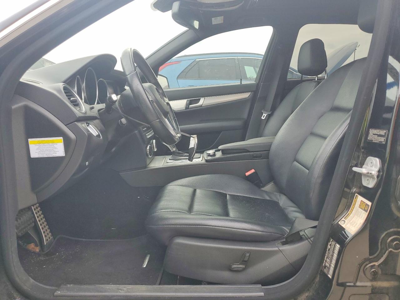 2014 Mercedes-benz C 250 Black vin: WDDGF4HB0ER305159