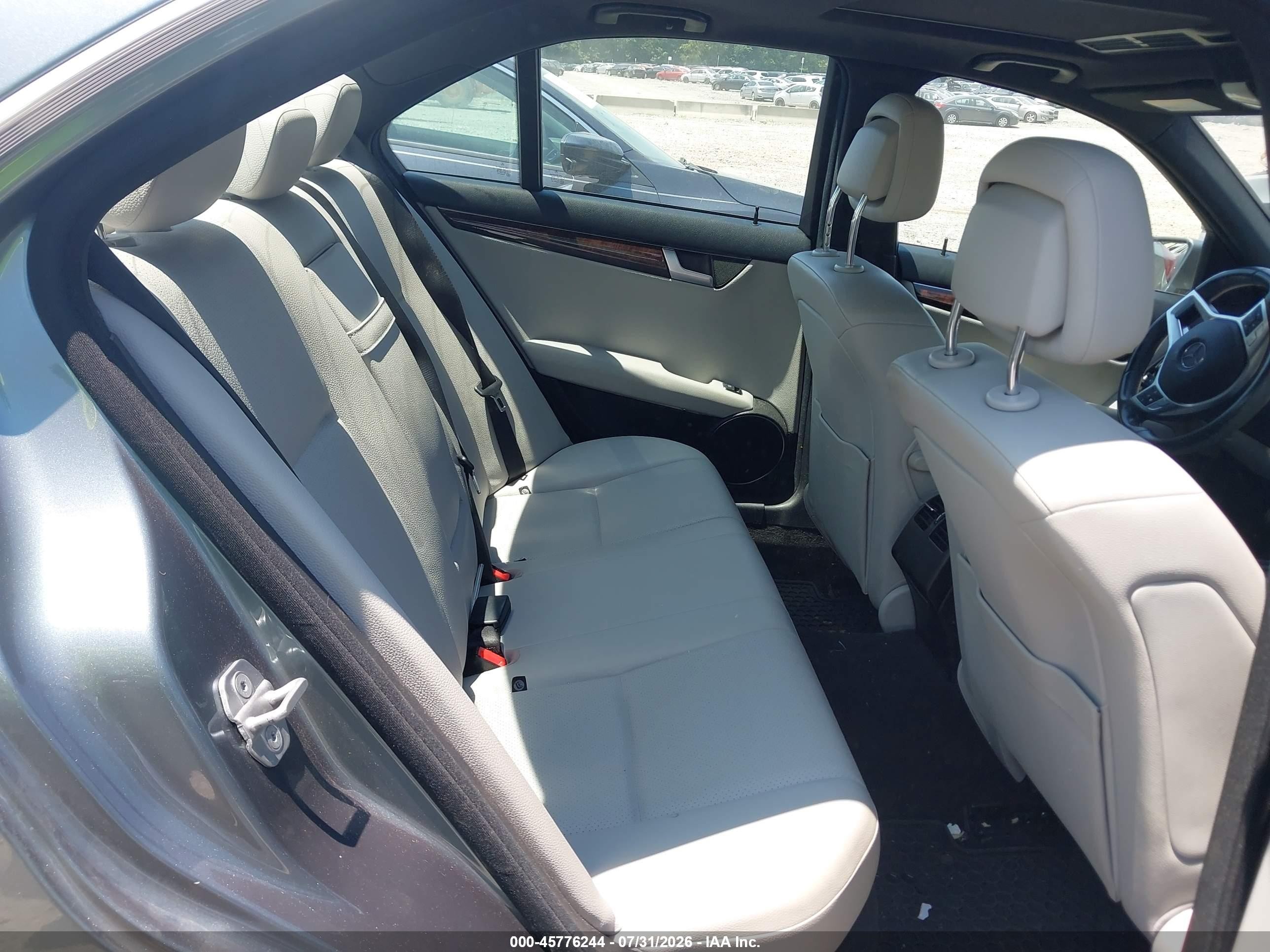 2012 Mercedes-benz C 250 Sport Gray vin: WDDGF4HB1CA631273