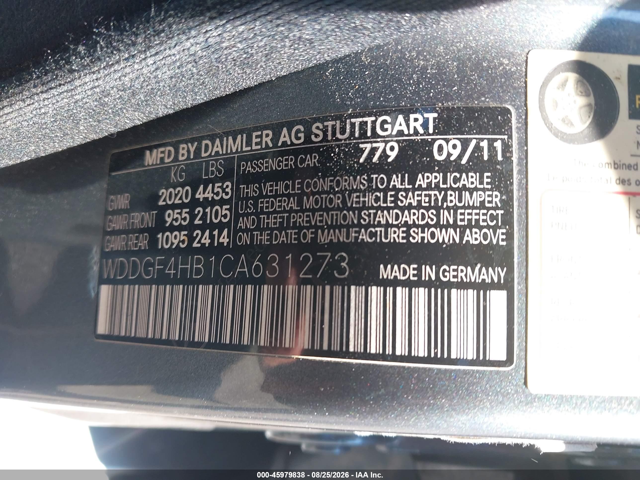 2012 Mercedes-benz C 250 Sport Light Blue vin: WDDGF4HB1CA631273