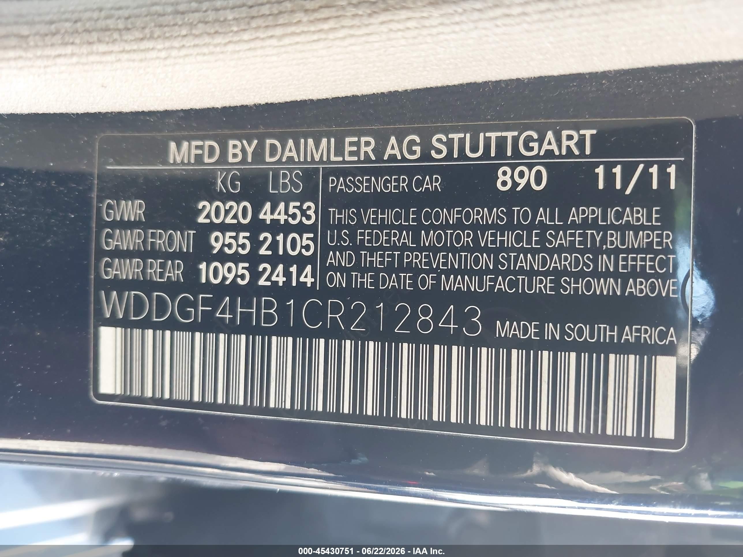 2012 Mercedes-benz C 250 Sport Black vin: WDDGF4HB1CR212843