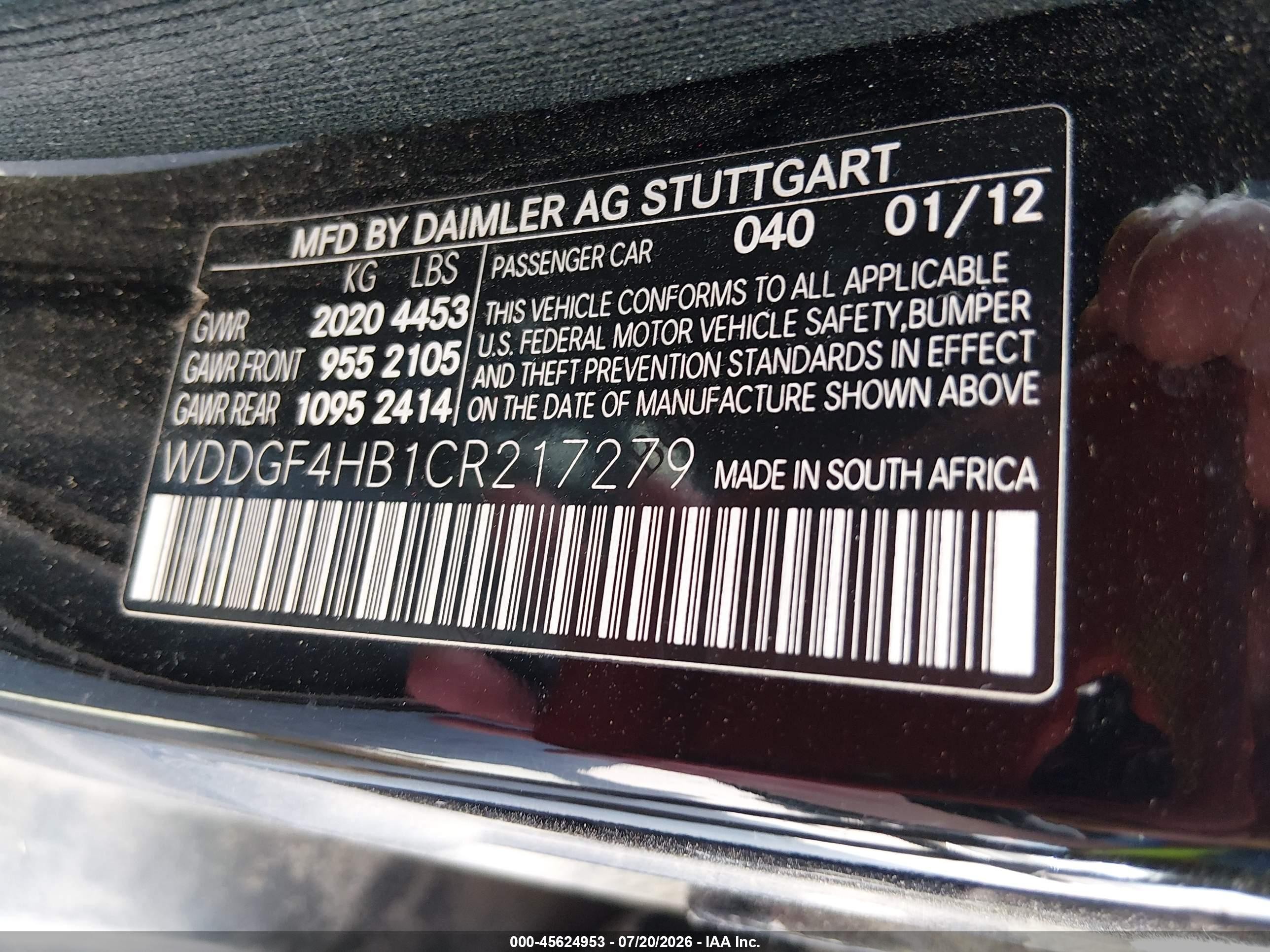 2012 Mercedes-benz C 250 Sport Black vin: WDDGF4HB1CR217279