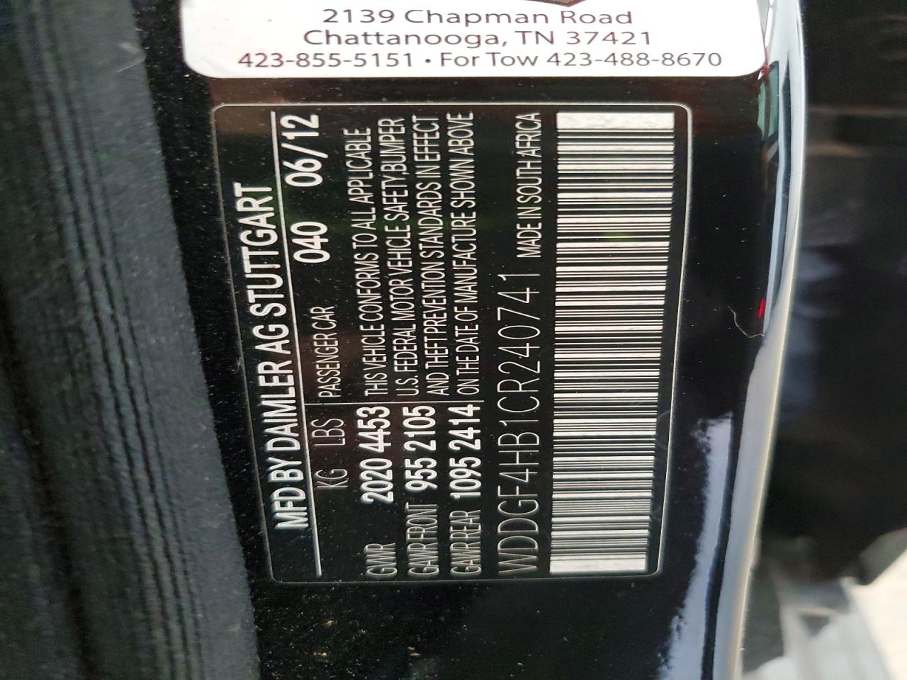 2012 Mercedes-benz C 250 Black vin: WDDGF4HB1CR240741