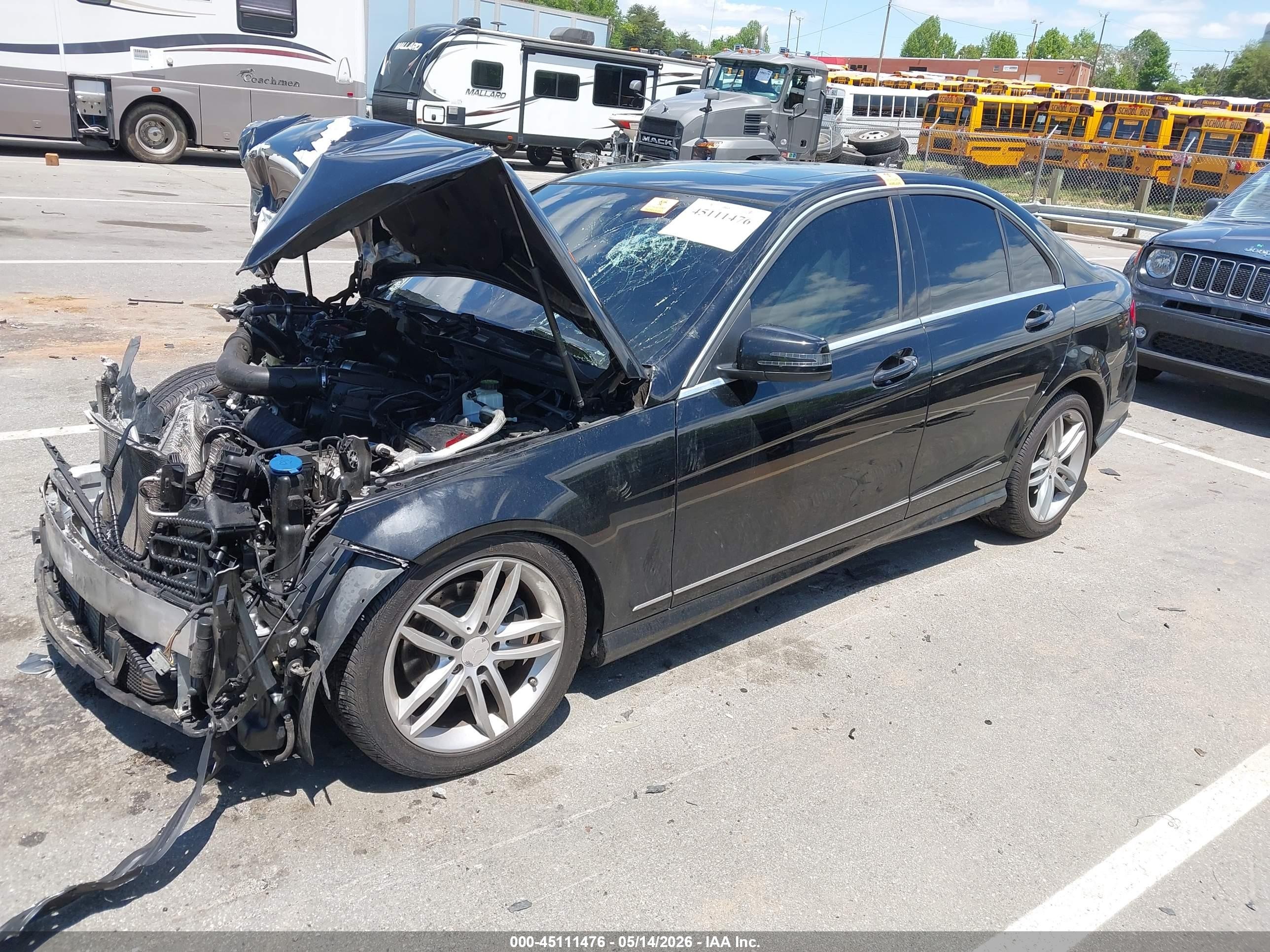 2013 Mercedes-benz C 250 Sport Black vin: WDDGF4HB1DA861994