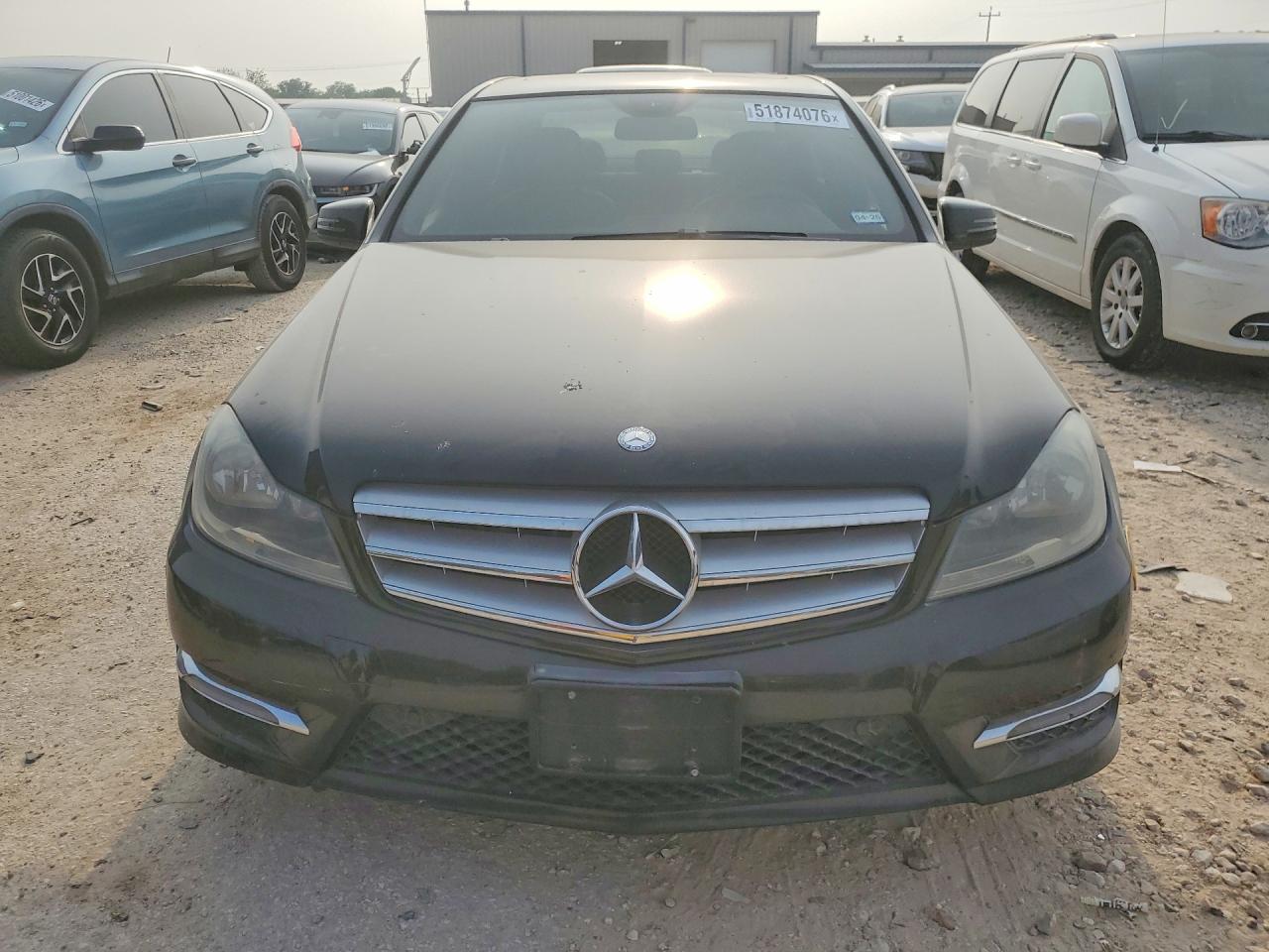 2013 Mercedes-benz C Black vin: WDDGF4HB1DA862207