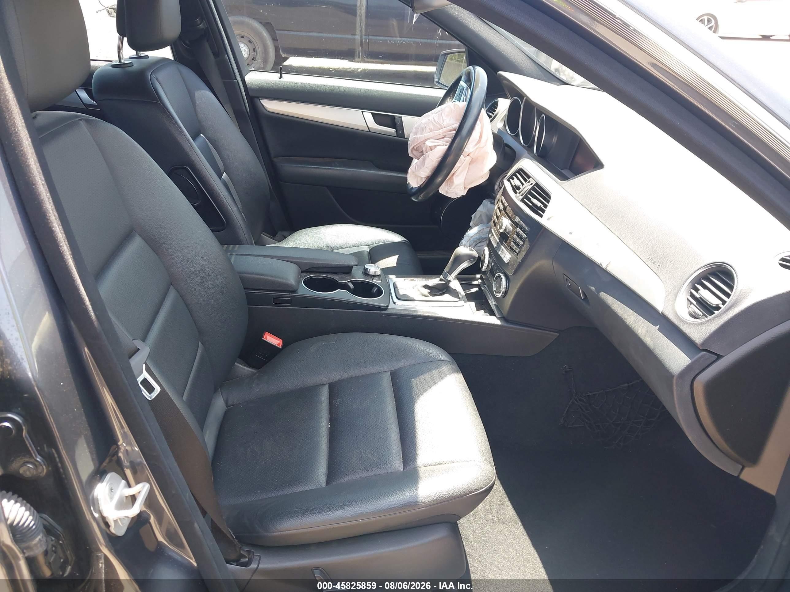 2013 Mercedes-benz C 250 Sport Gray vin: WDDGF4HB1DR268265