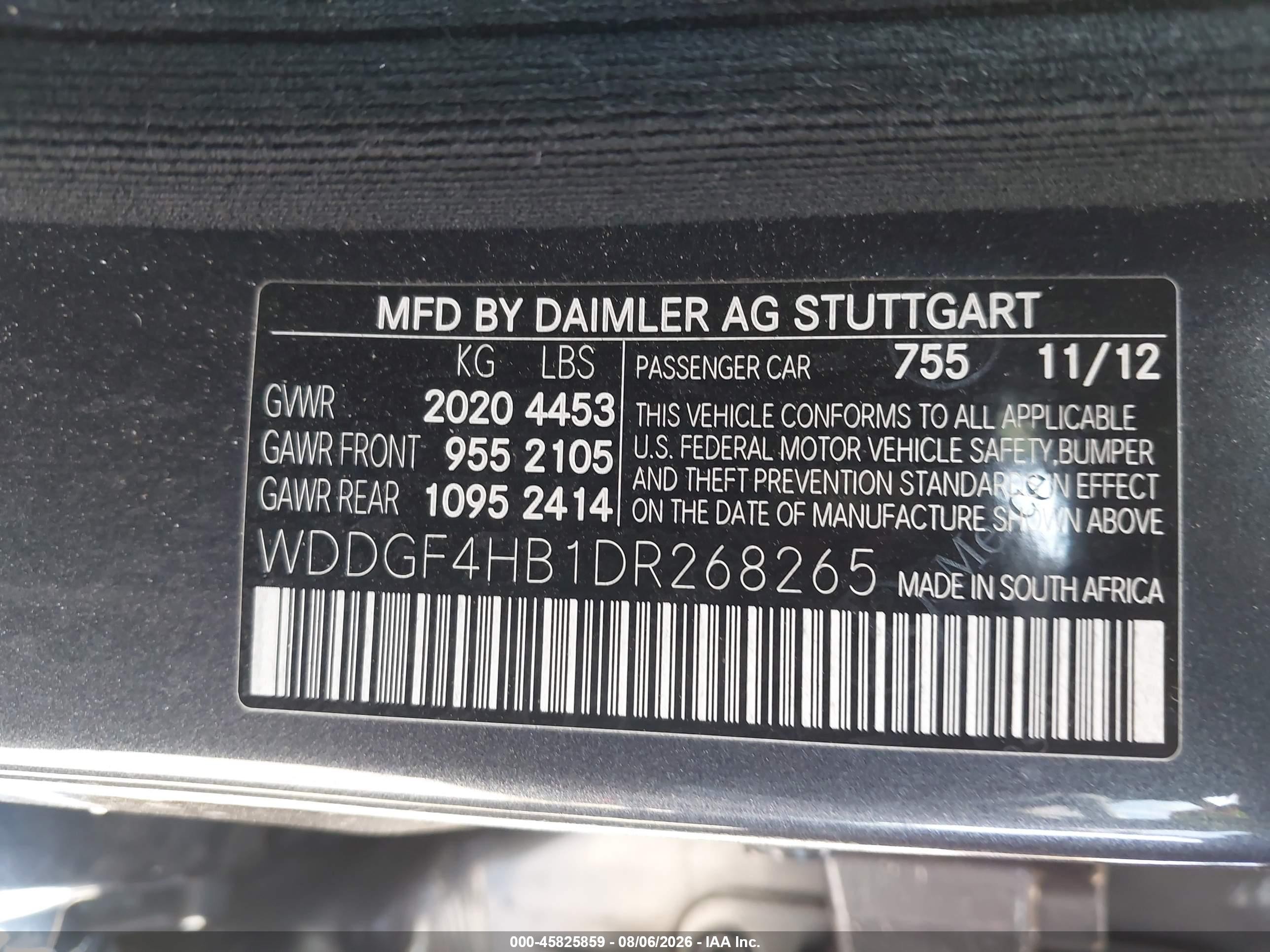 2013 Mercedes-benz C 250 Sport Gray vin: WDDGF4HB1DR268265