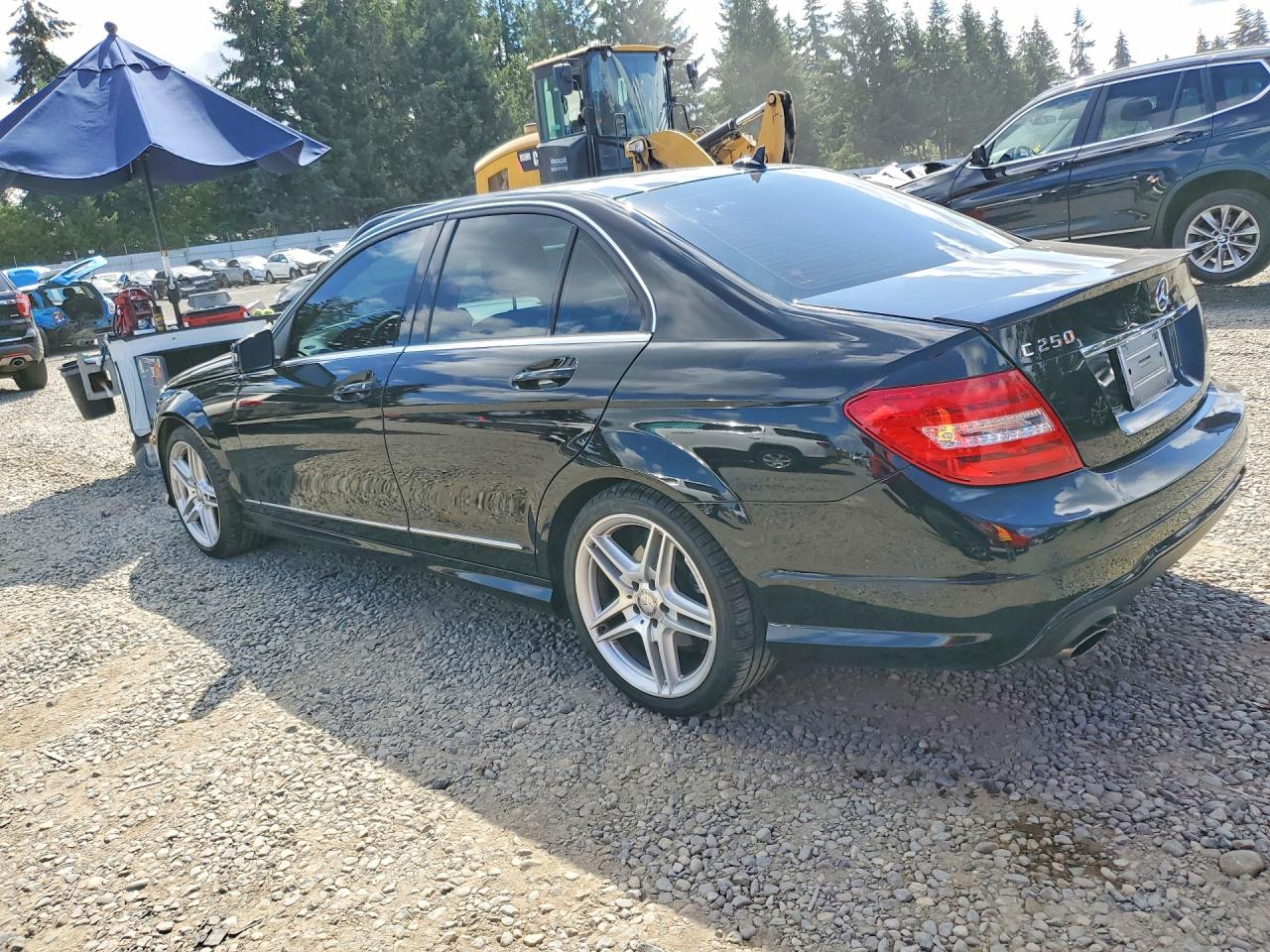 2014 Mercedes-benz C 250 Black vin: WDDGF4HB1EA939448