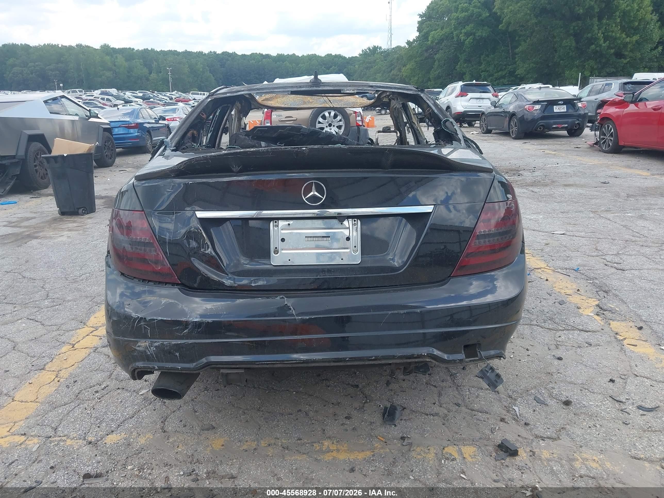 2014 Mercedes-benz C 250 Sport Gray vin: WDDGF4HB1EA953625