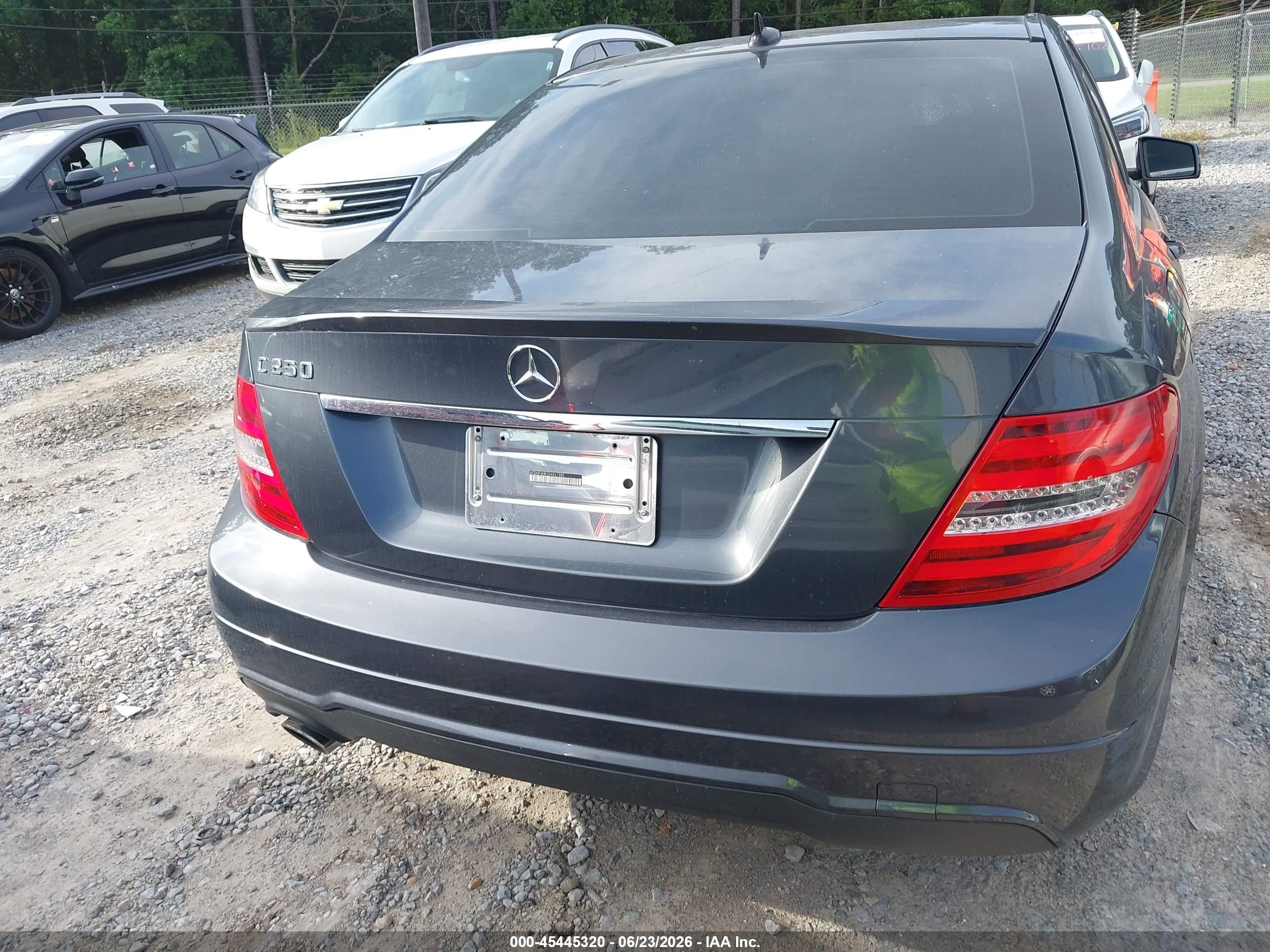 2014 Mercedes-benz C 250 Sport Gray vin: WDDGF4HB1EA961580