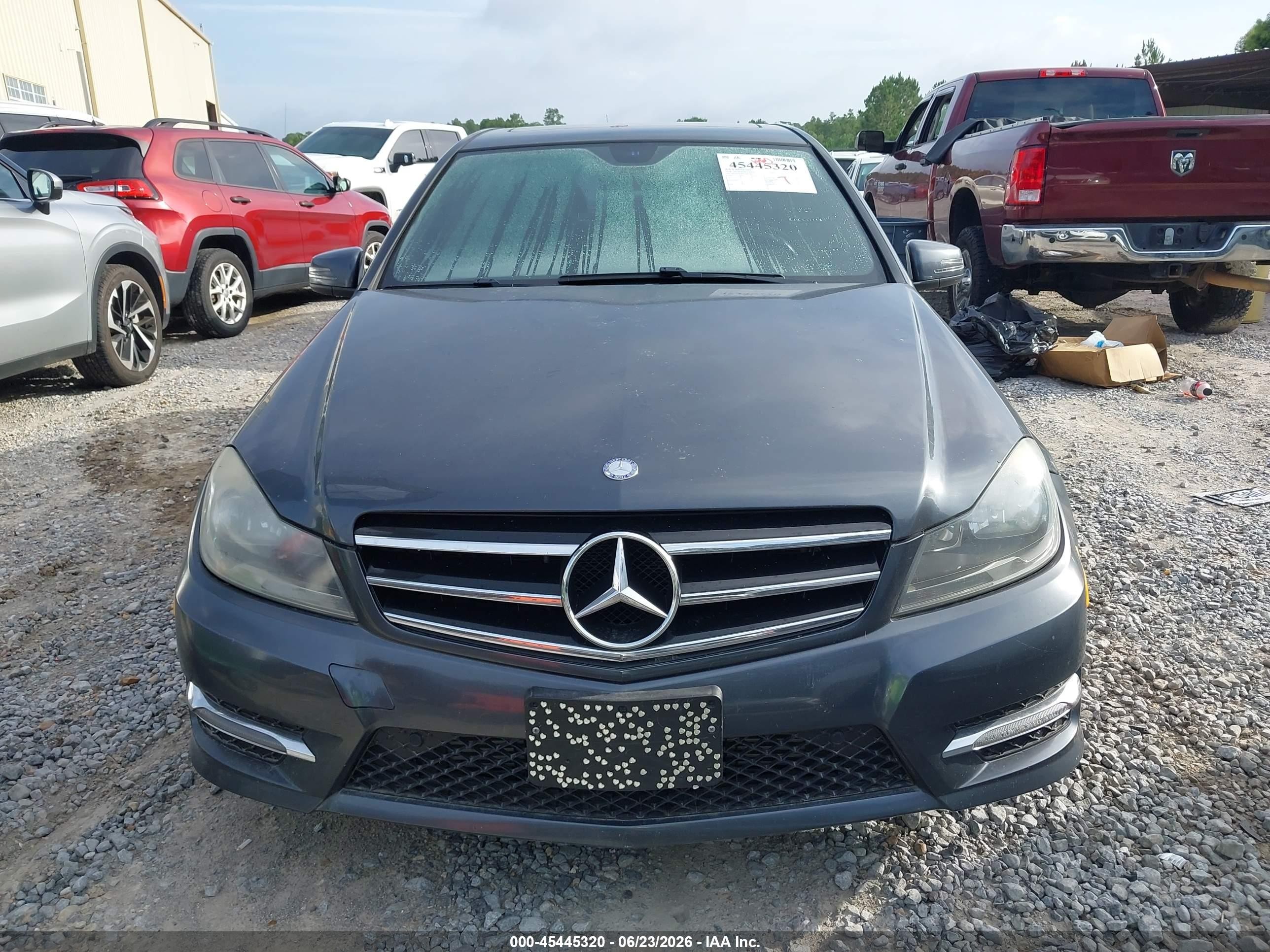 2014 Mercedes-benz C 250 Sport Gray vin: WDDGF4HB1EA961580