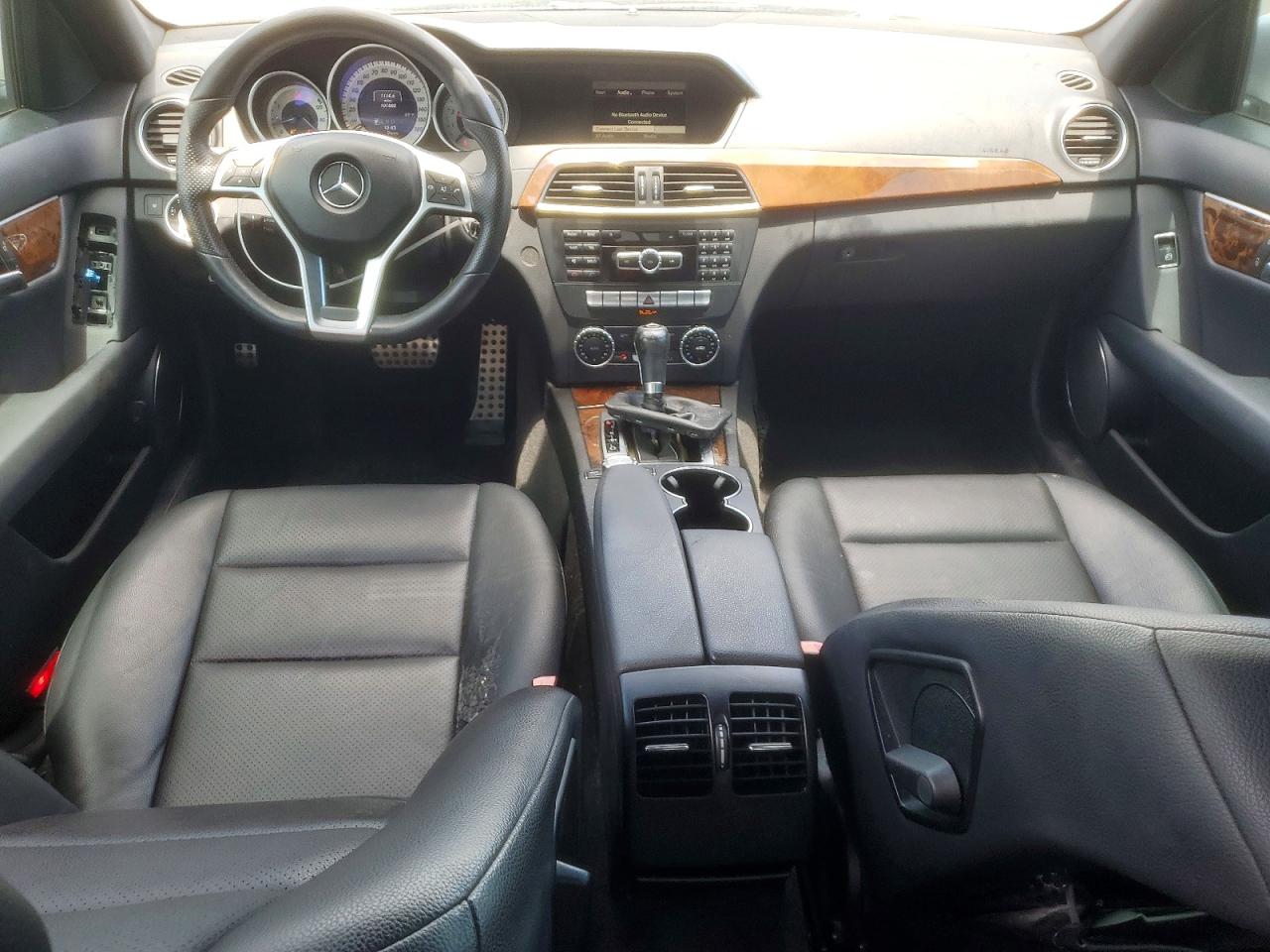 2014 Mercedes-benz C 250 Silver vin: WDDGF4HB1EG247767