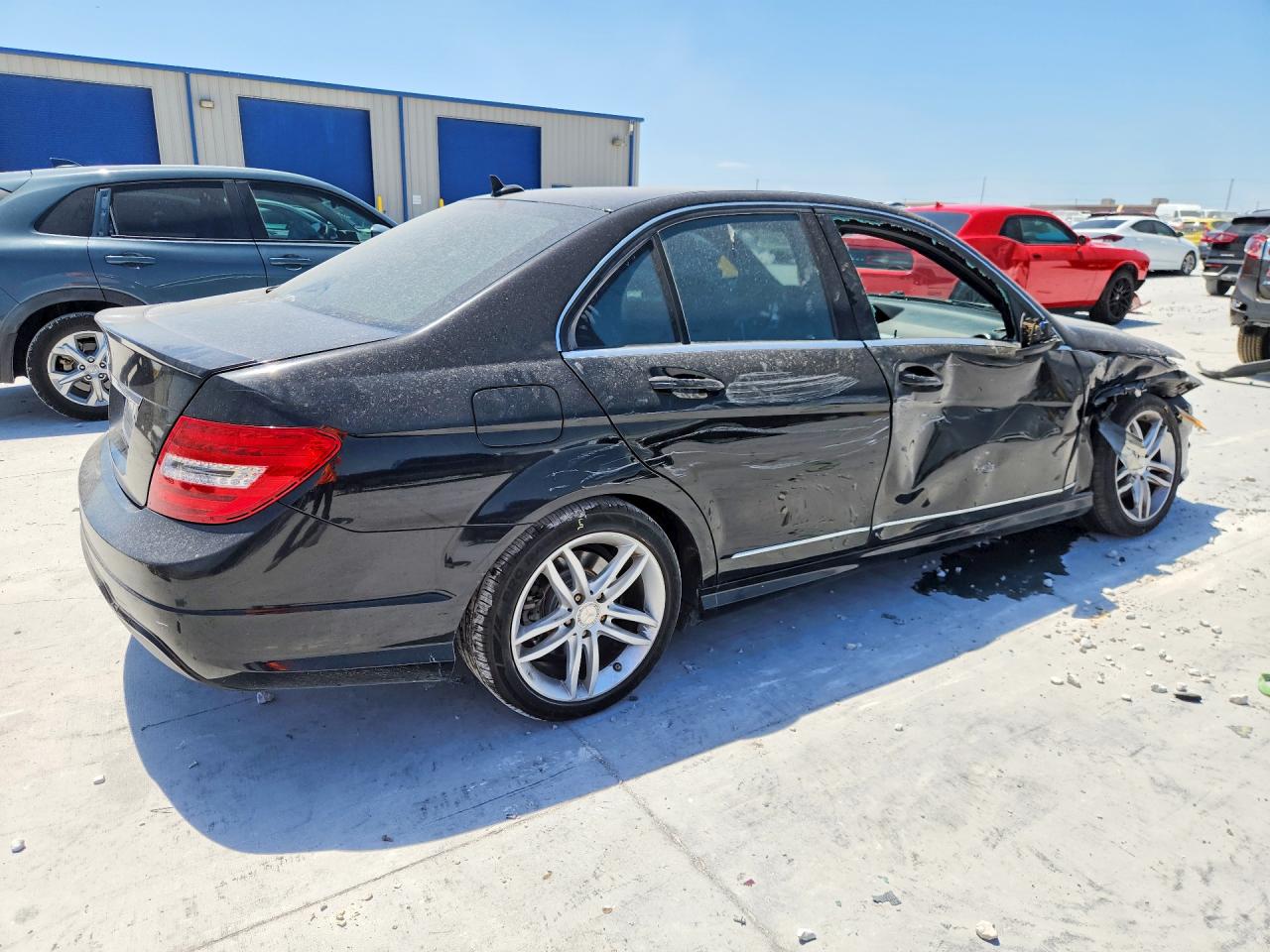 2012 Mercedes-benz C 250 Black vin: WDDGF4HB2CR238884