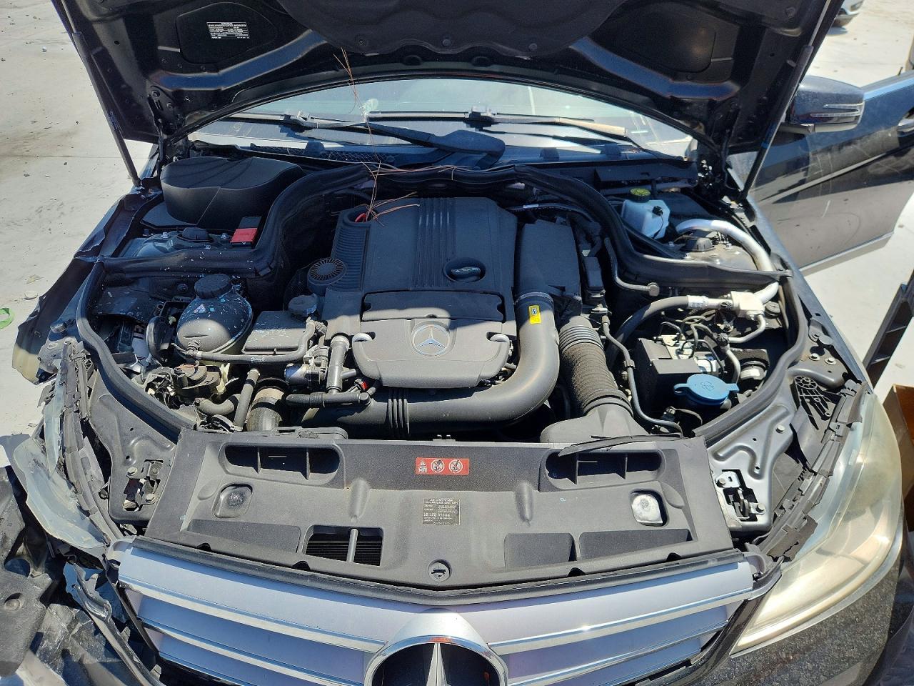 2012 Mercedes-benz C 250 Black vin: WDDGF4HB2CR238884