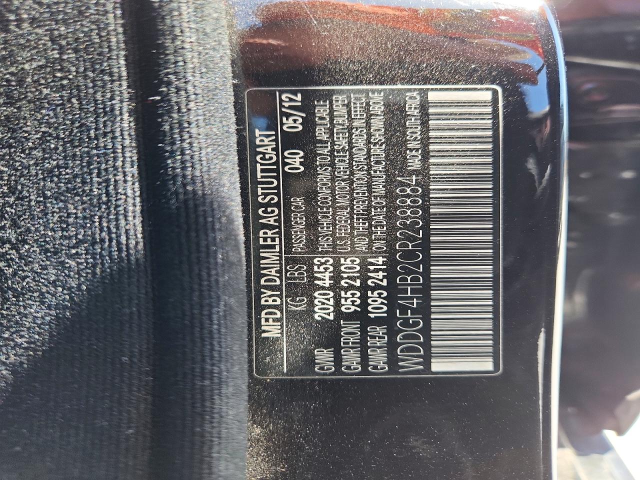 2012 Mercedes-benz C 250 Black vin: WDDGF4HB2CR238884