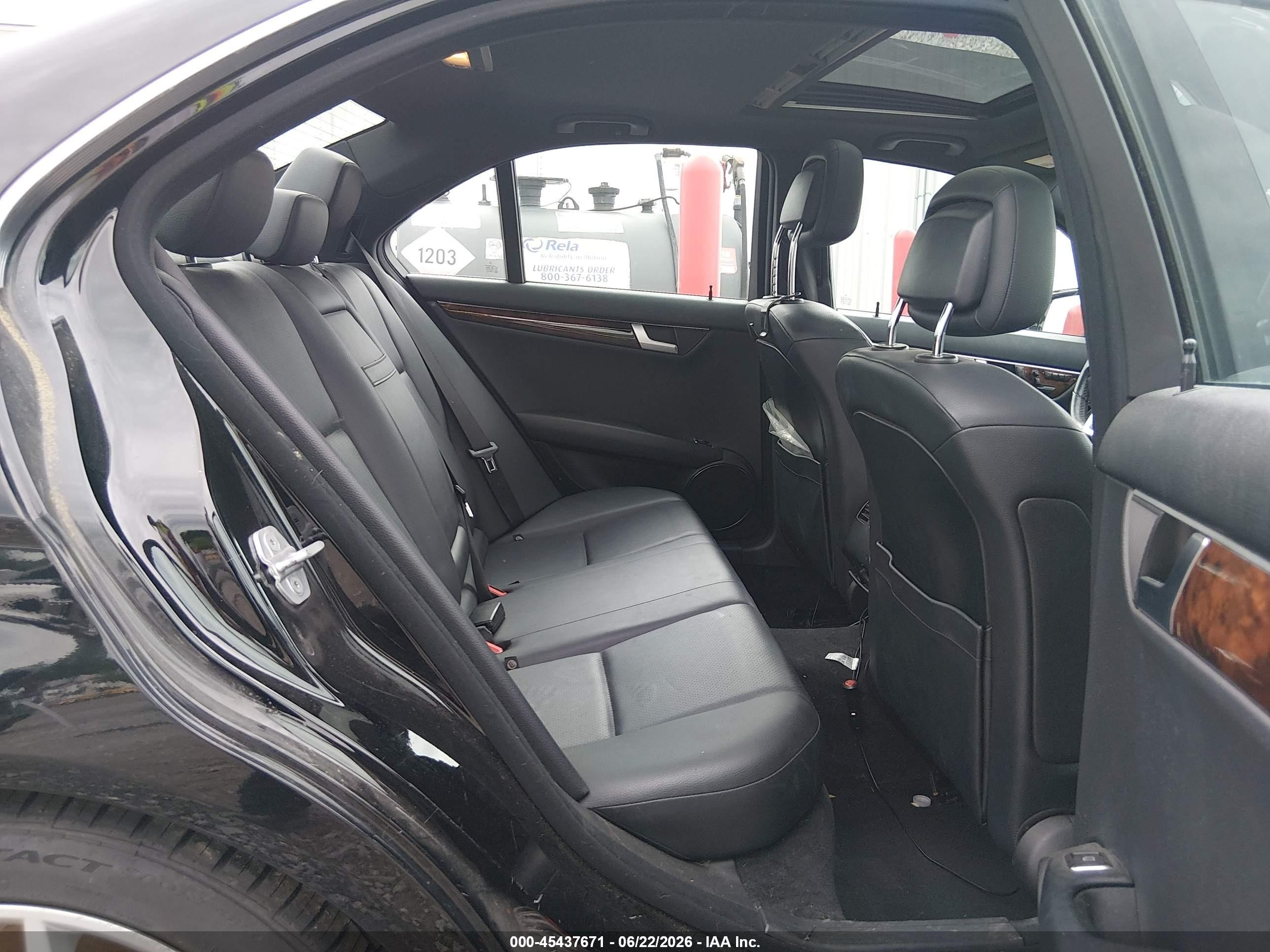 2013 Mercedes-benz C 250 Sport Black vin: WDDGF4HB2DA774167