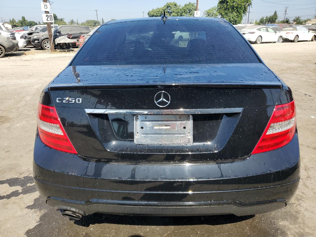 2013 Mercedes-benz C 250 Black vin: WDDGF4HB2DF946992