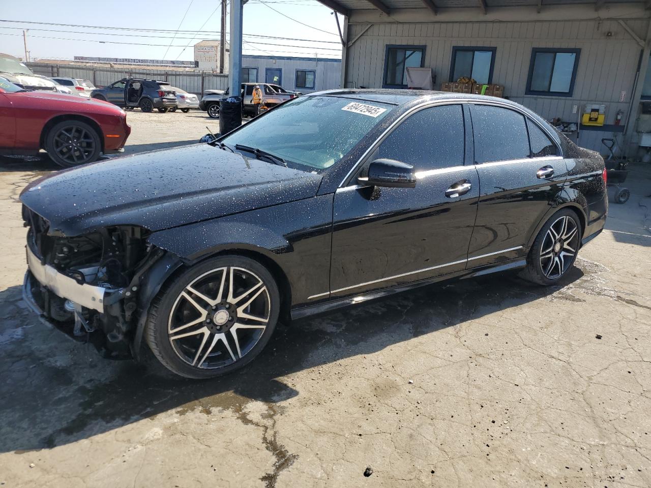 2013 Mercedes-benz C 250 Black vin: WDDGF4HB2DF946992