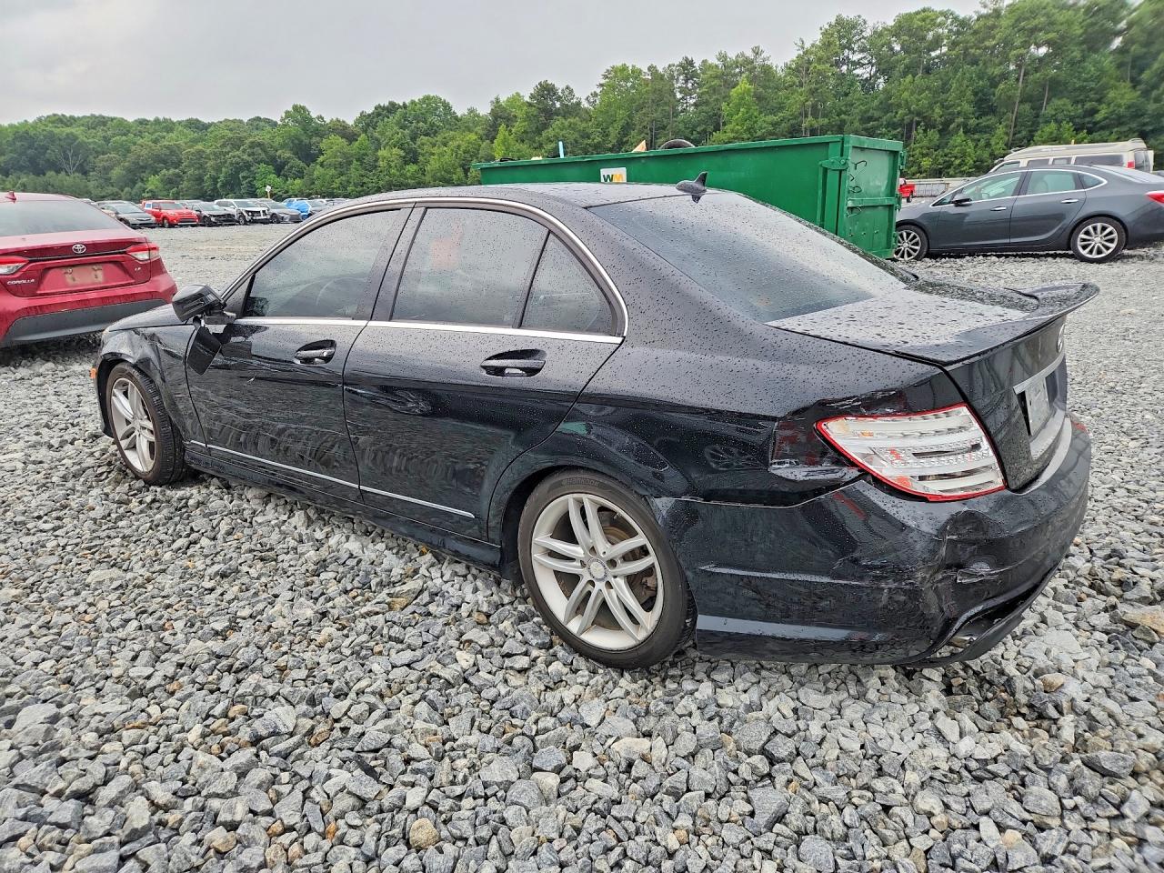 2013 Mercedes-benz C 250 Black vin: WDDGF4HB2DR250762