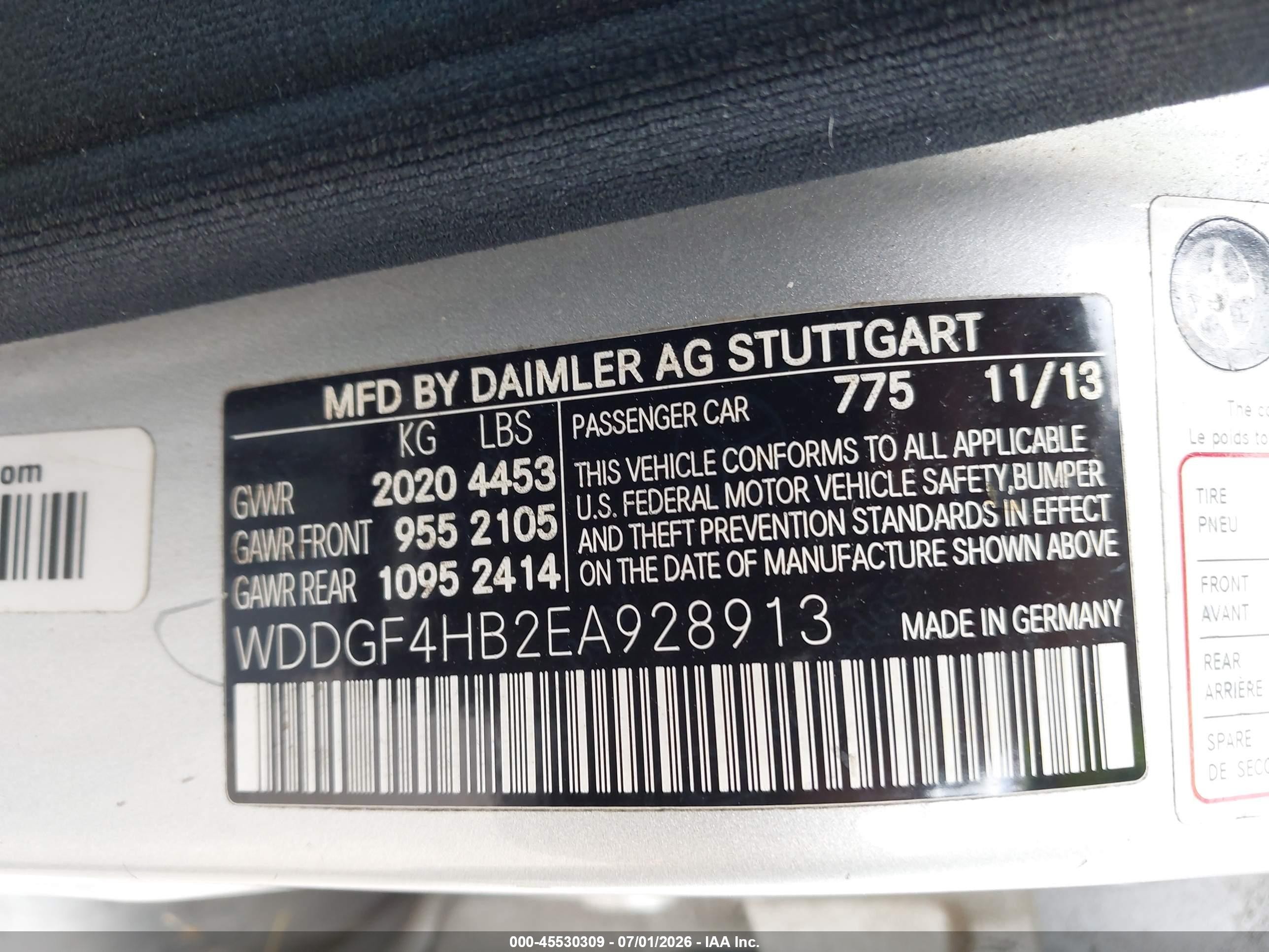 2014 Mercedes-benz C 250 Sport Серебряный vin: WDDGF4HB2EA928913