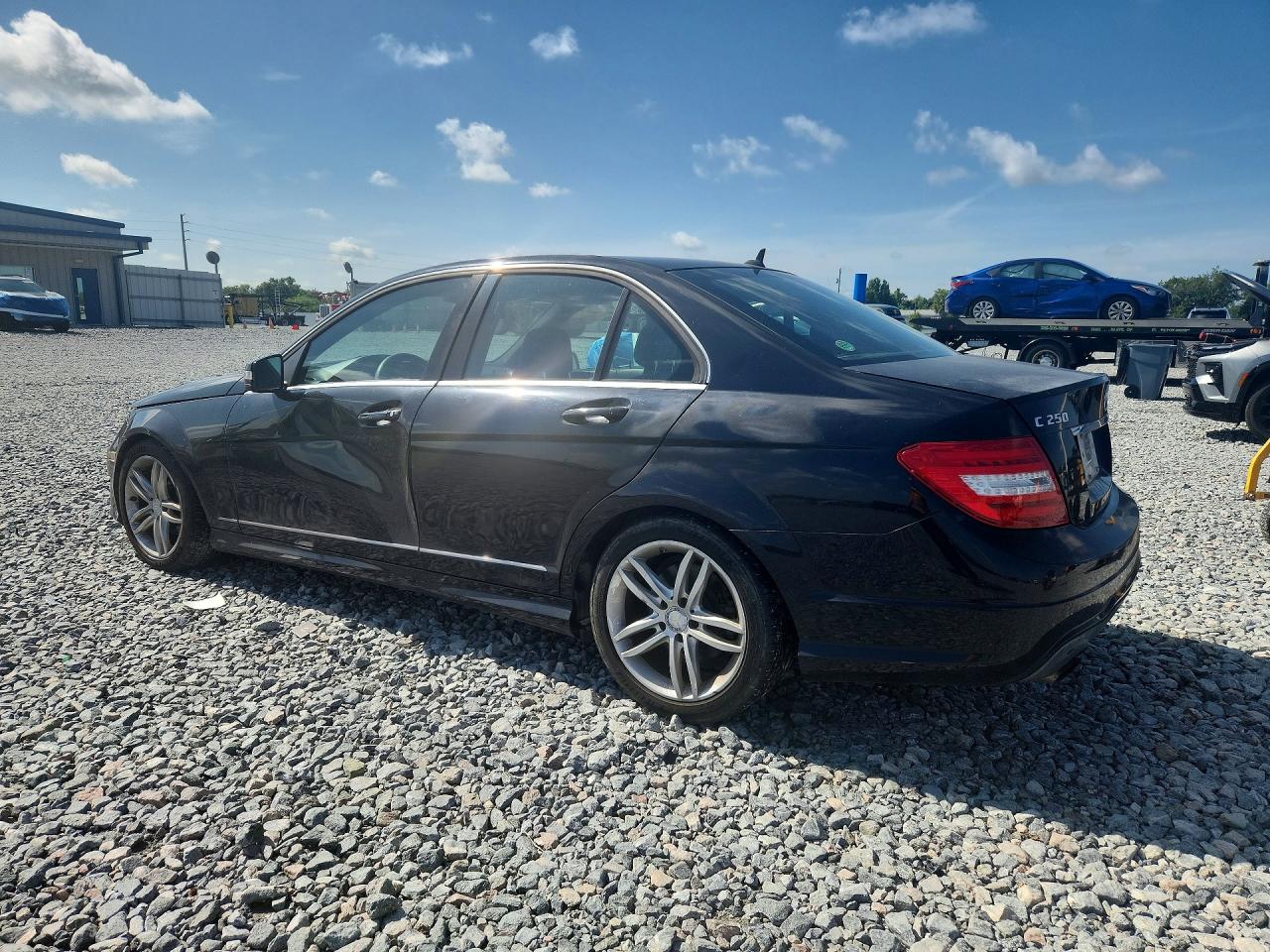 2014 Mercedes-benz C 250 Black vin: WDDGF4HB2EA937711