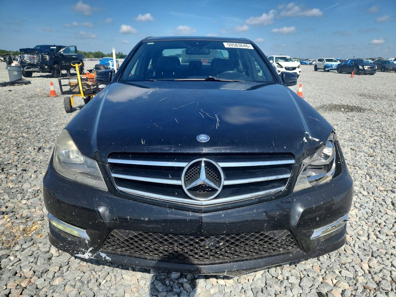 2014 Mercedes-benz C 250 Black vin: WDDGF4HB2EA937711