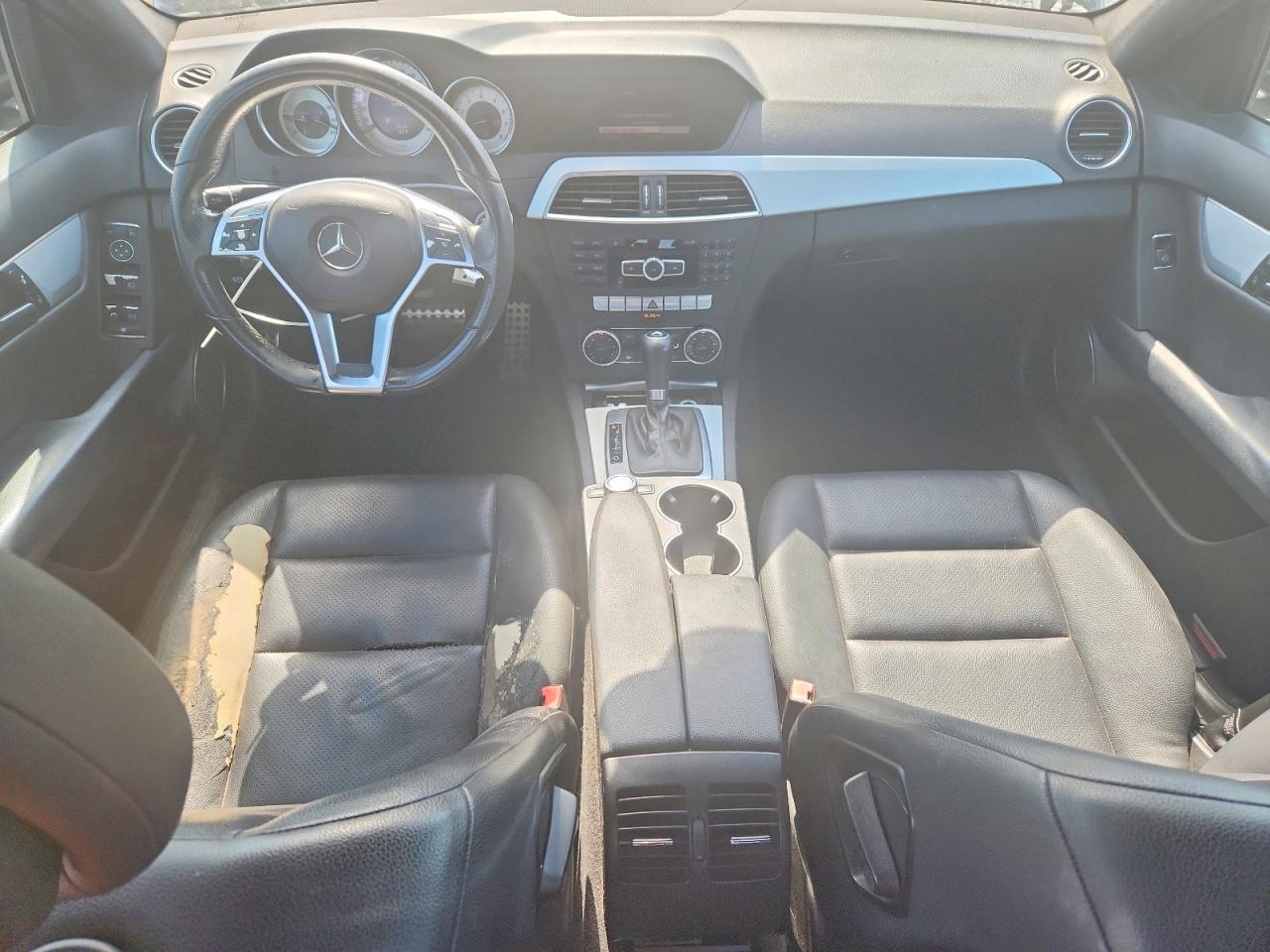 2014 Mercedes-benz C 250 Black vin: WDDGF4HB2EA937711