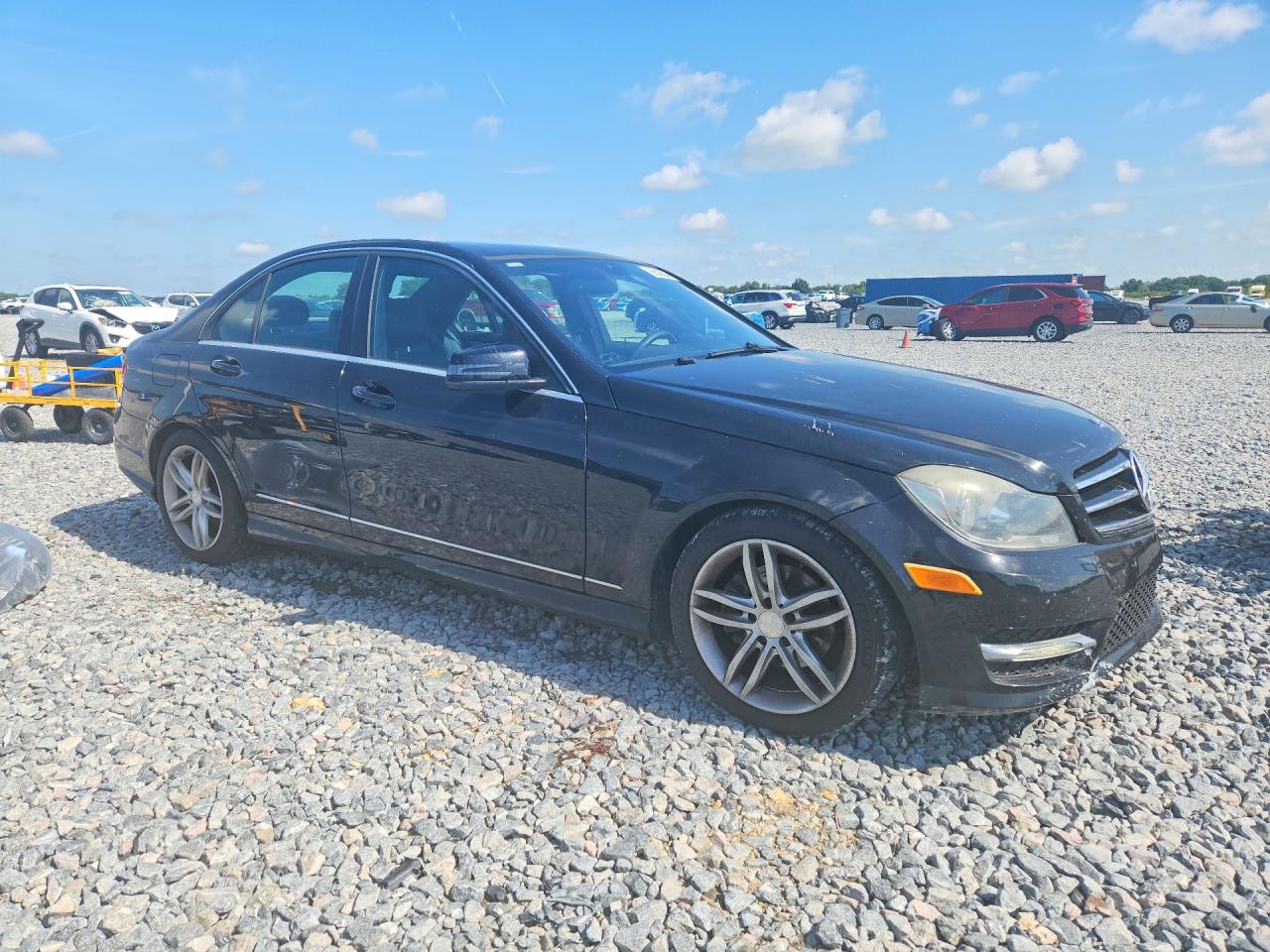 2014 Mercedes-benz C 250 Black vin: WDDGF4HB2EA937711