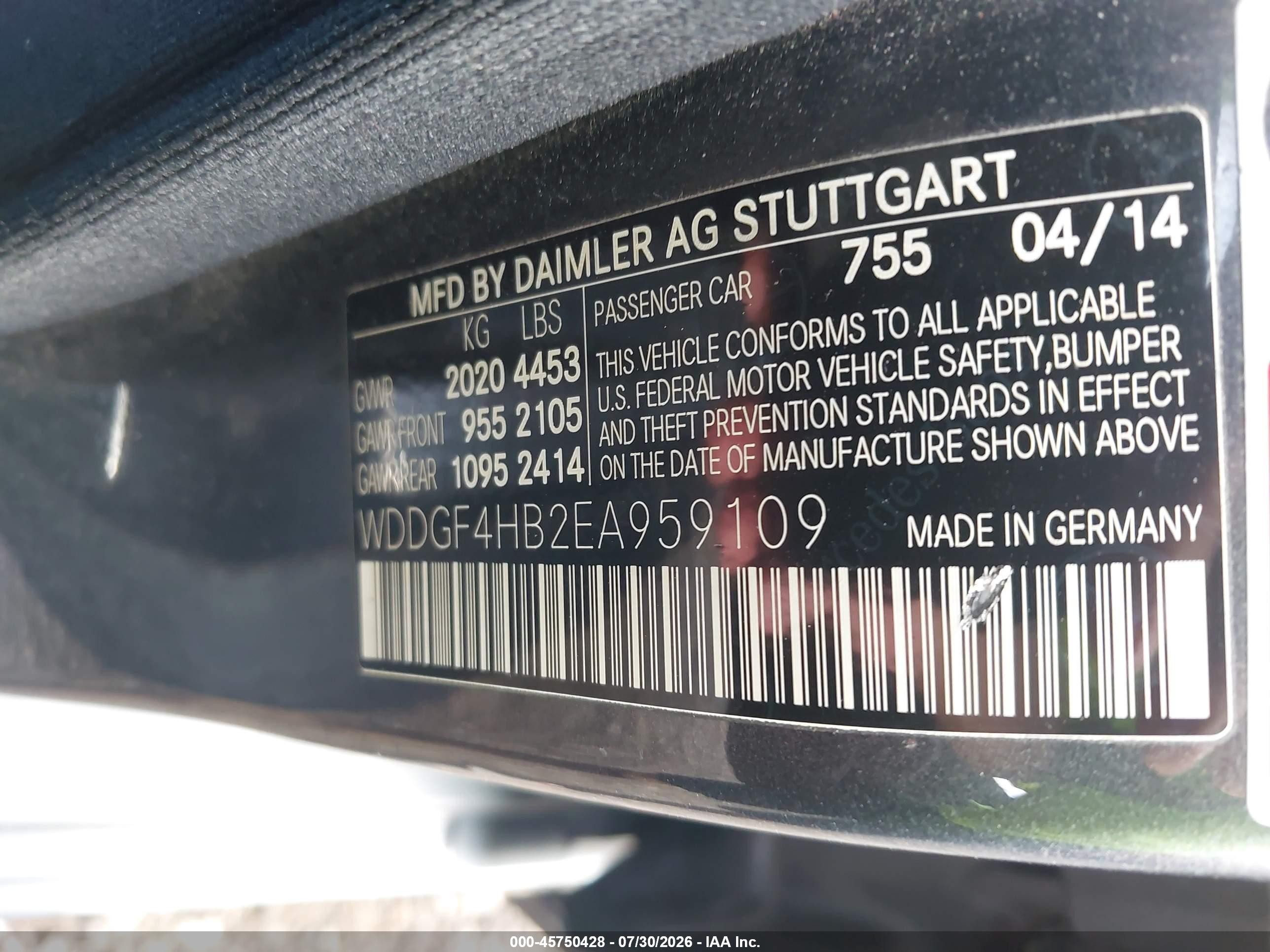 2014 Mercedes-benz C 250 Sport Blue vin: WDDGF4HB2EA959109