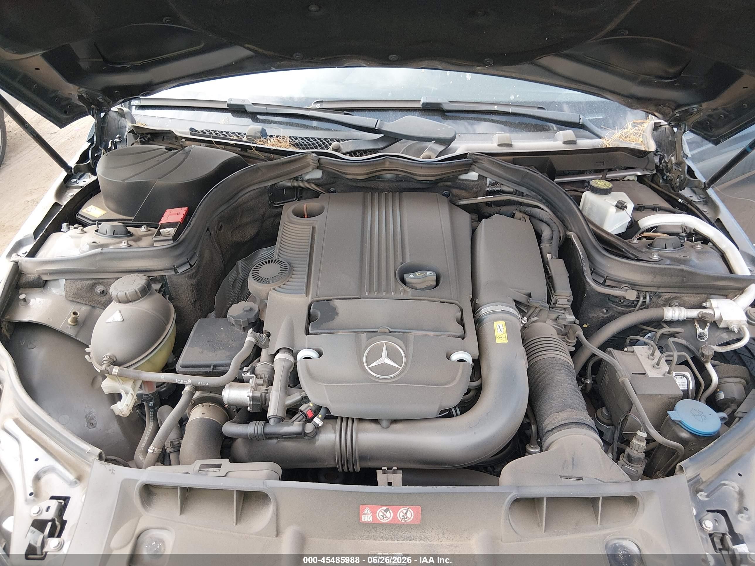 2014 Mercedes-benz C 250 Sport Blue vin: WDDGF4HB2EA964519