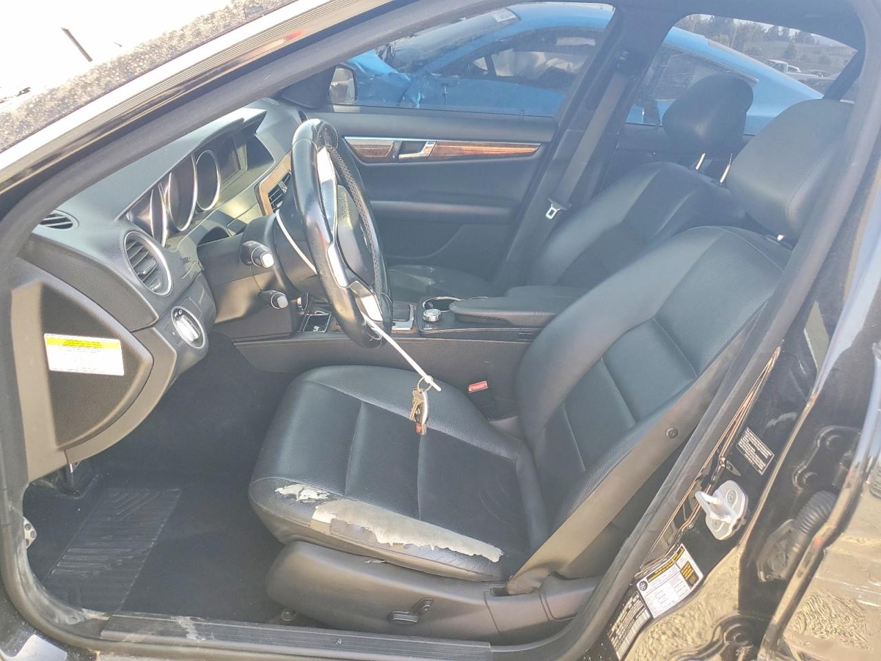2014 Mercedes-benz C 250 Black vin: WDDGF4HB2EG209593
