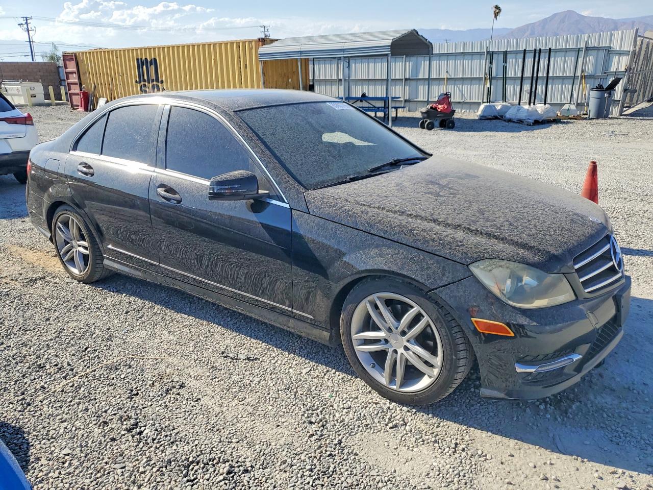 2014 Mercedes-benz C 250 Black vin: WDDGF4HB2EG209593