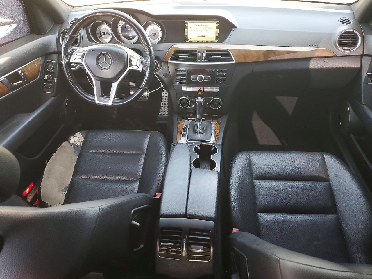2014 Mercedes-benz C 250 Black vin: WDDGF4HB2EG209593