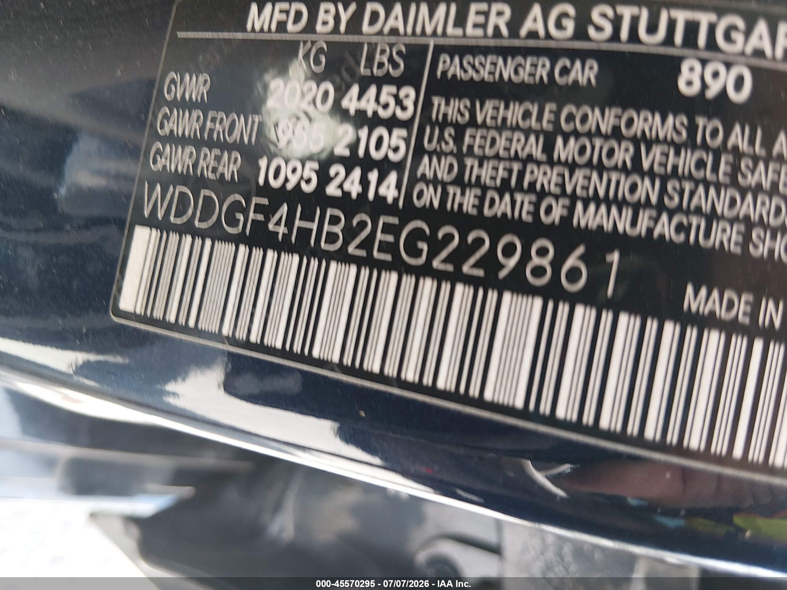 2014 Mercedes-benz C-class C 250 Sport Blue vin: WDDGF4HB2EG229861