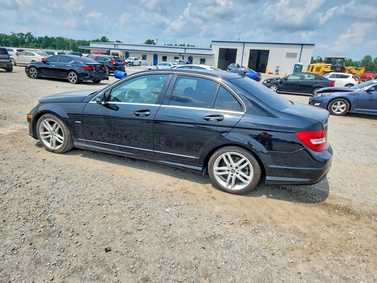 2012 Mercedes-benz C 250 Black vin: WDDGF4HB3CA609467