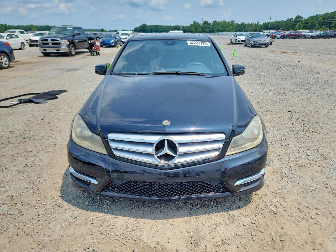 2012 Mercedes-benz C 250 Black vin: WDDGF4HB3CA609467