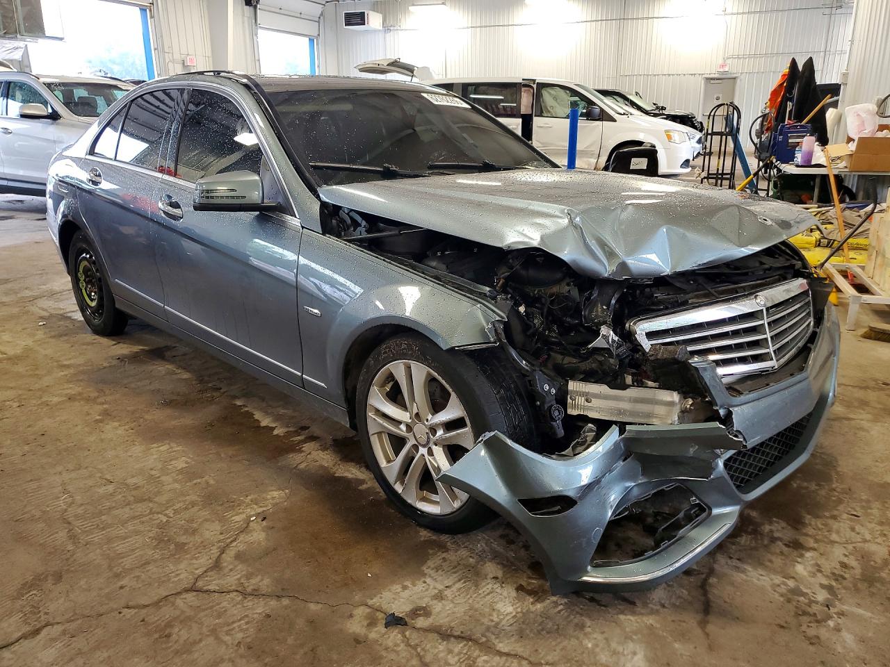 2012 Mercedes-benz C 250 Charcoal vin: WDDGF4HB3CA661813