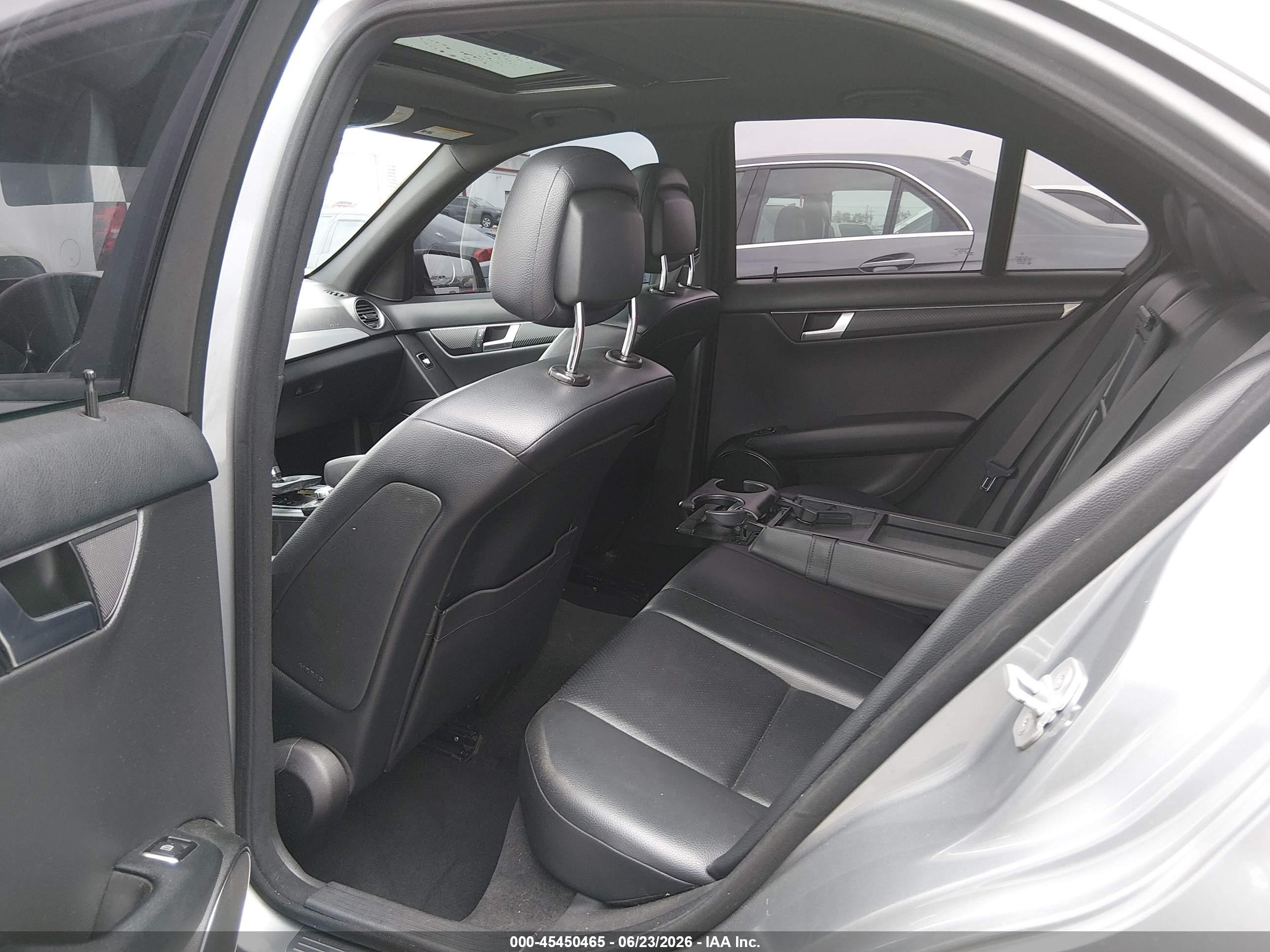 2012 Mercedes-benz C 250 Sport Gray vin: WDDGF4HB3CR220099