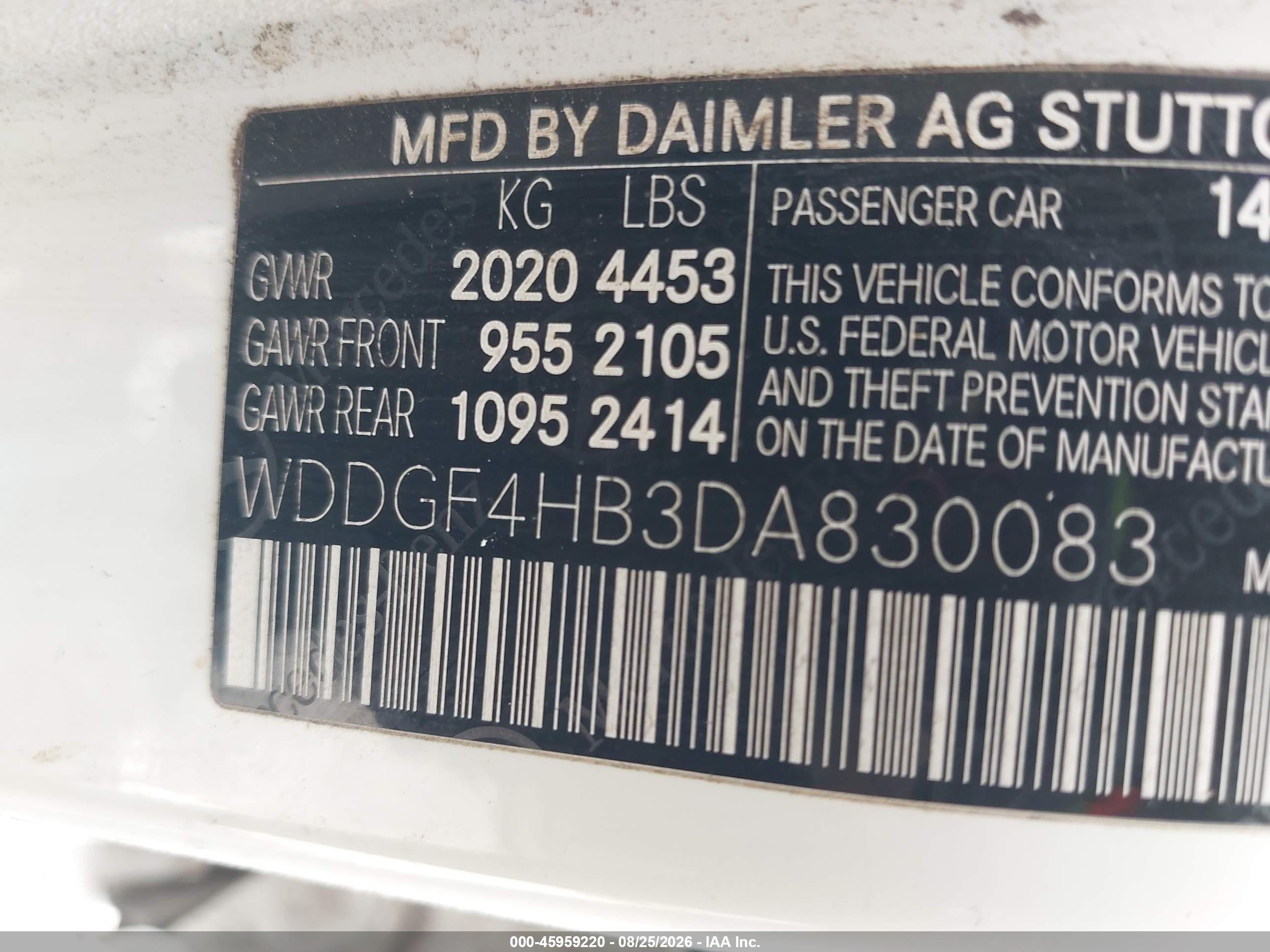 2013 Mercedes-benz C 250 Sport White vin: WDDGF4HB3DA830083